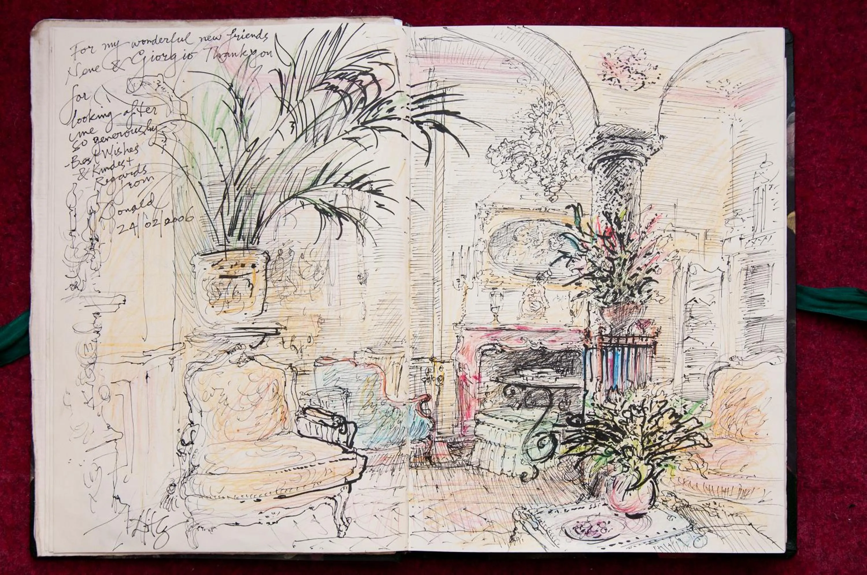 Decorative detail in Petit Palais Hotel De Charme