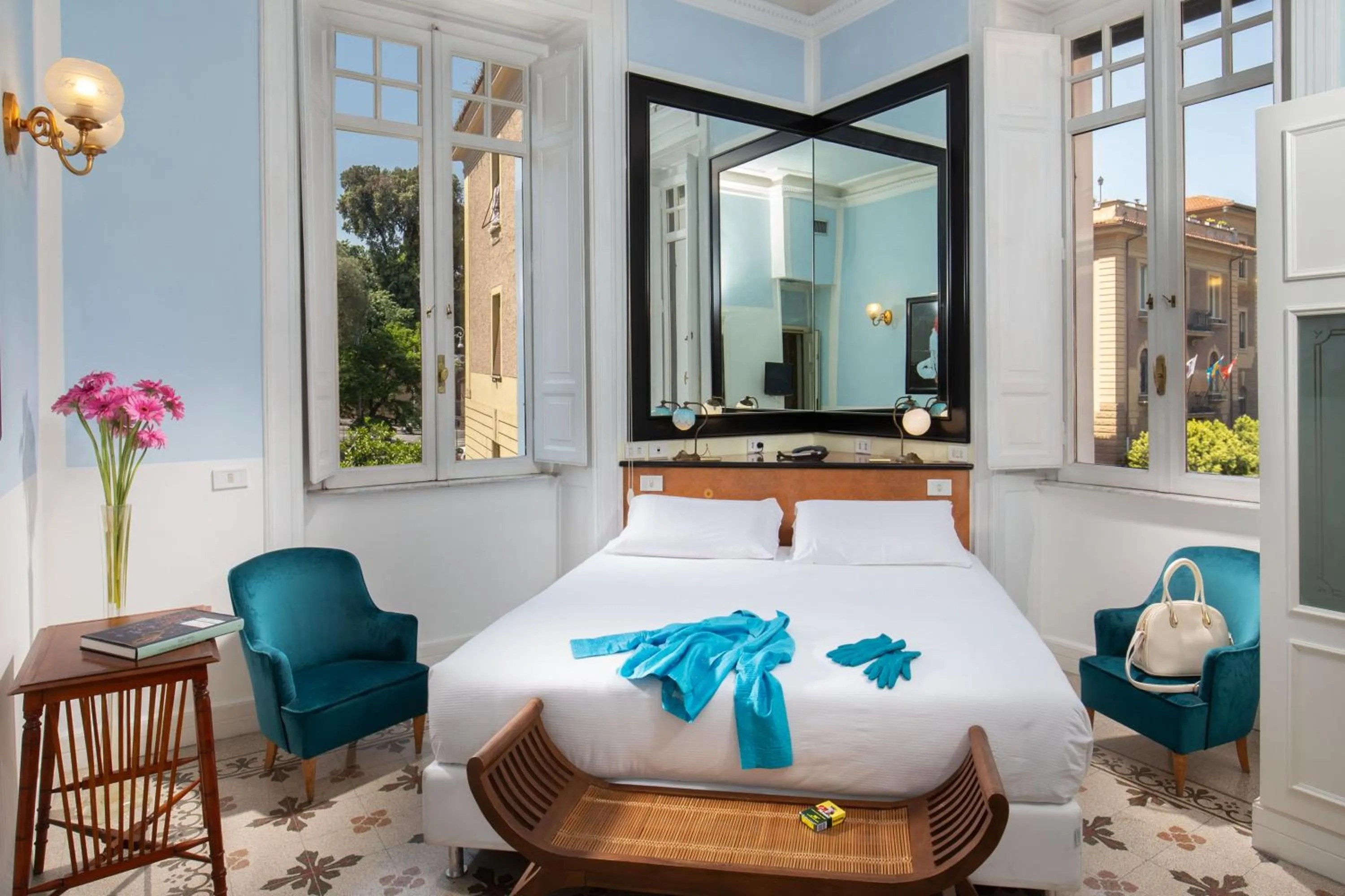 Bedroom, Bed in Hotel Emona Aquaeductus