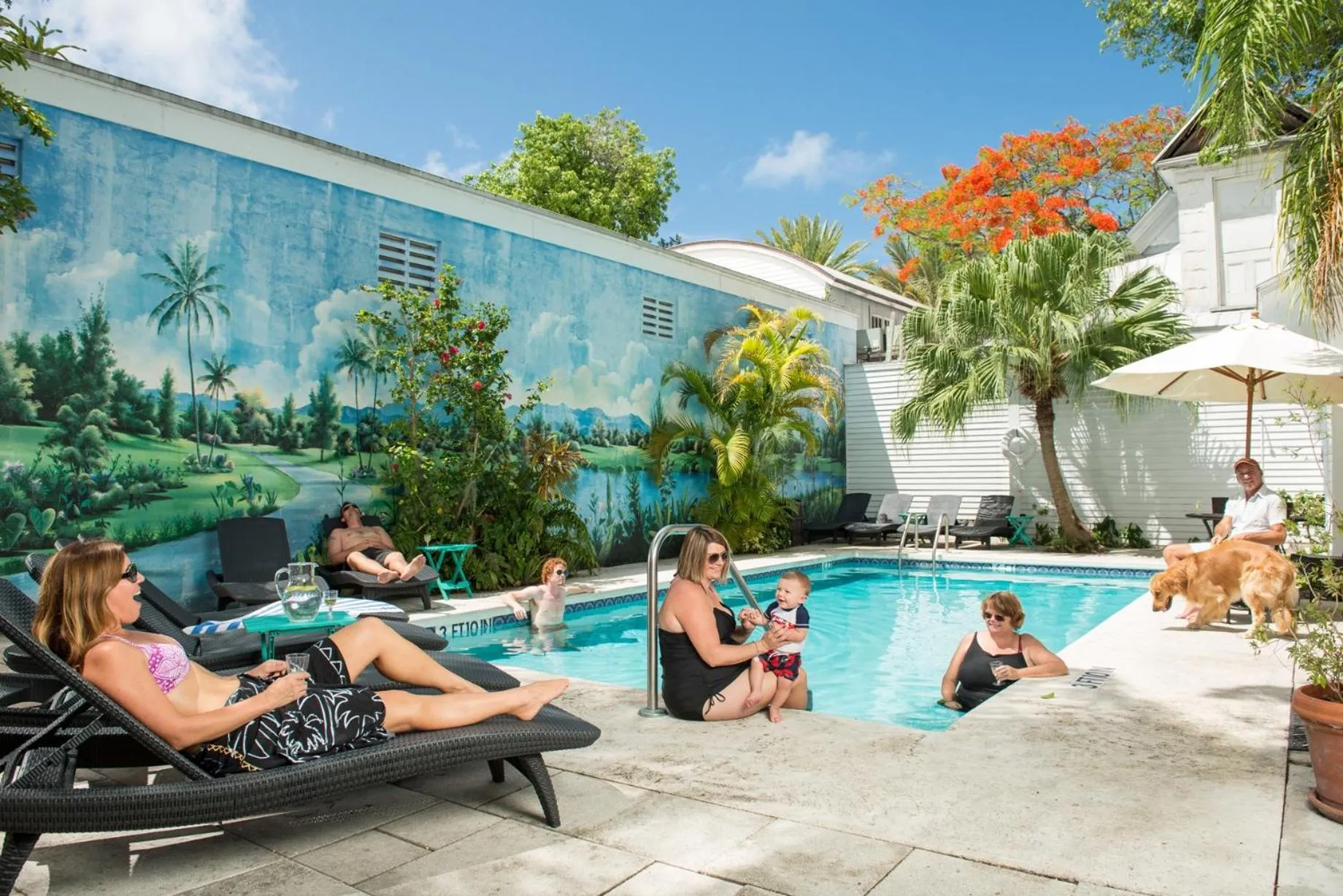 Swimming pool in Rose Lane Villas