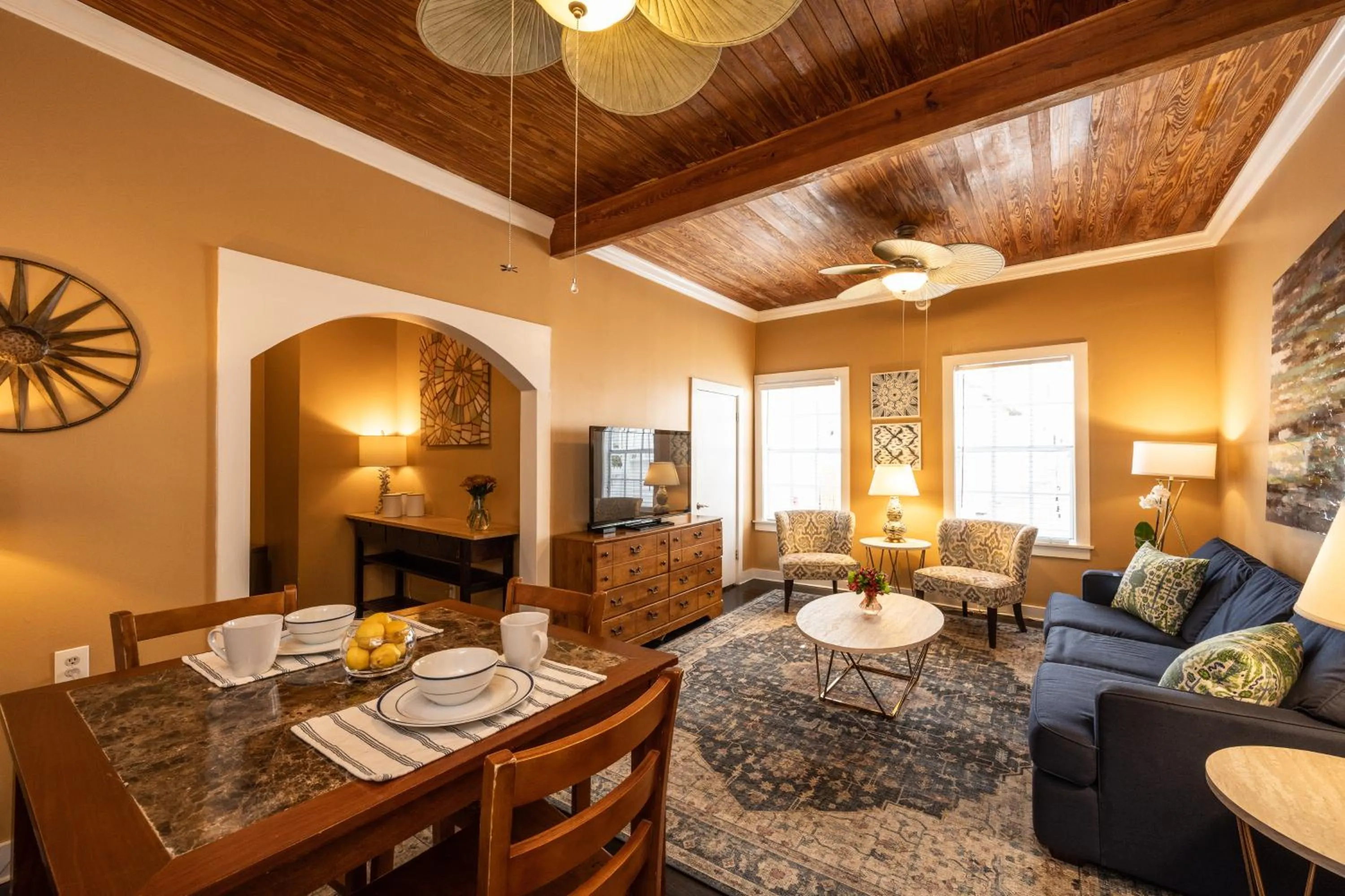 Living room in Rose Lane Villas