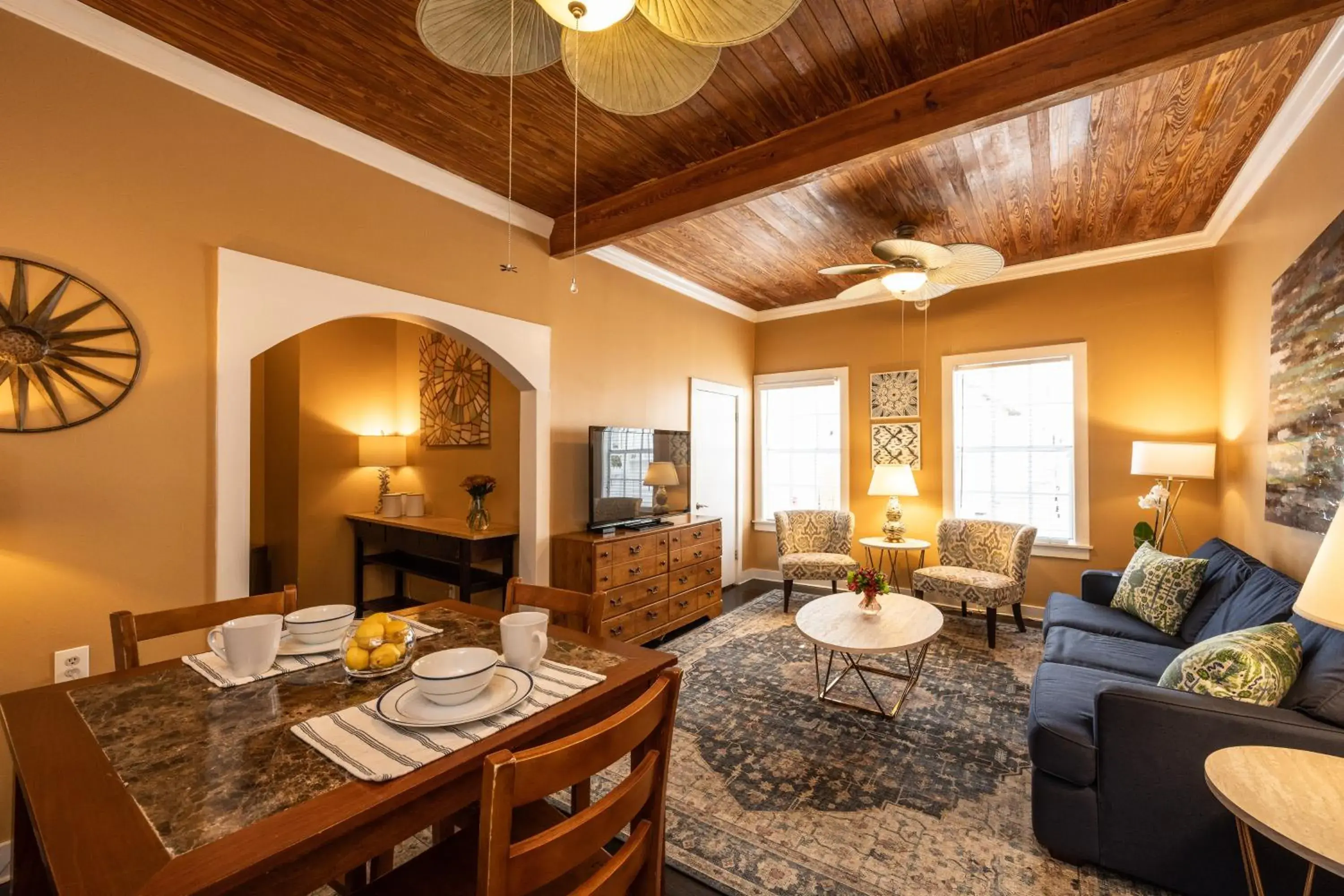 One Bedroom Queen Villa with Private Porch in Rose Lane Villas One Bedroom Queen Villa with Private Porch in Rose Lane Villas