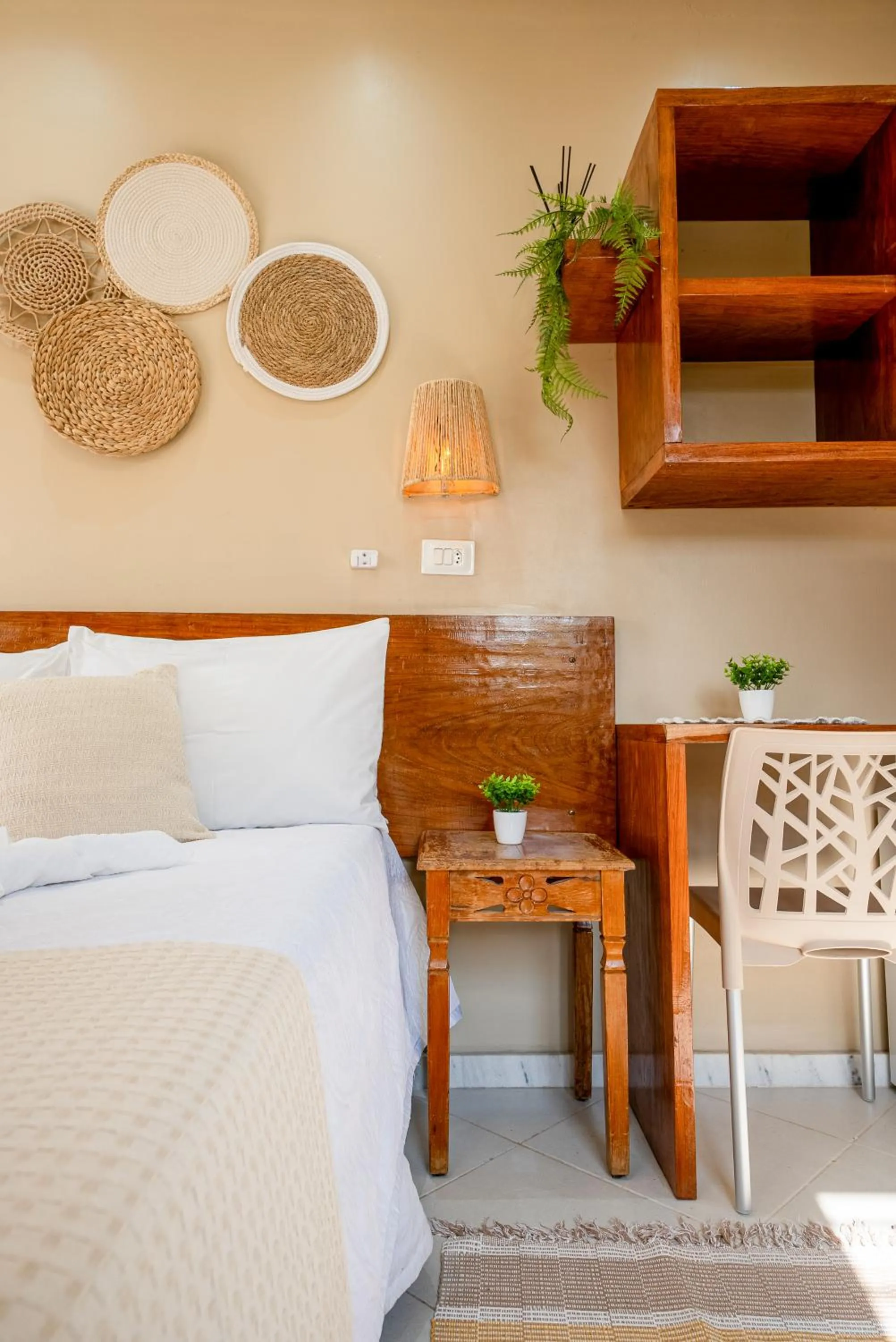 Bed in Pousada Som dos Pássaros