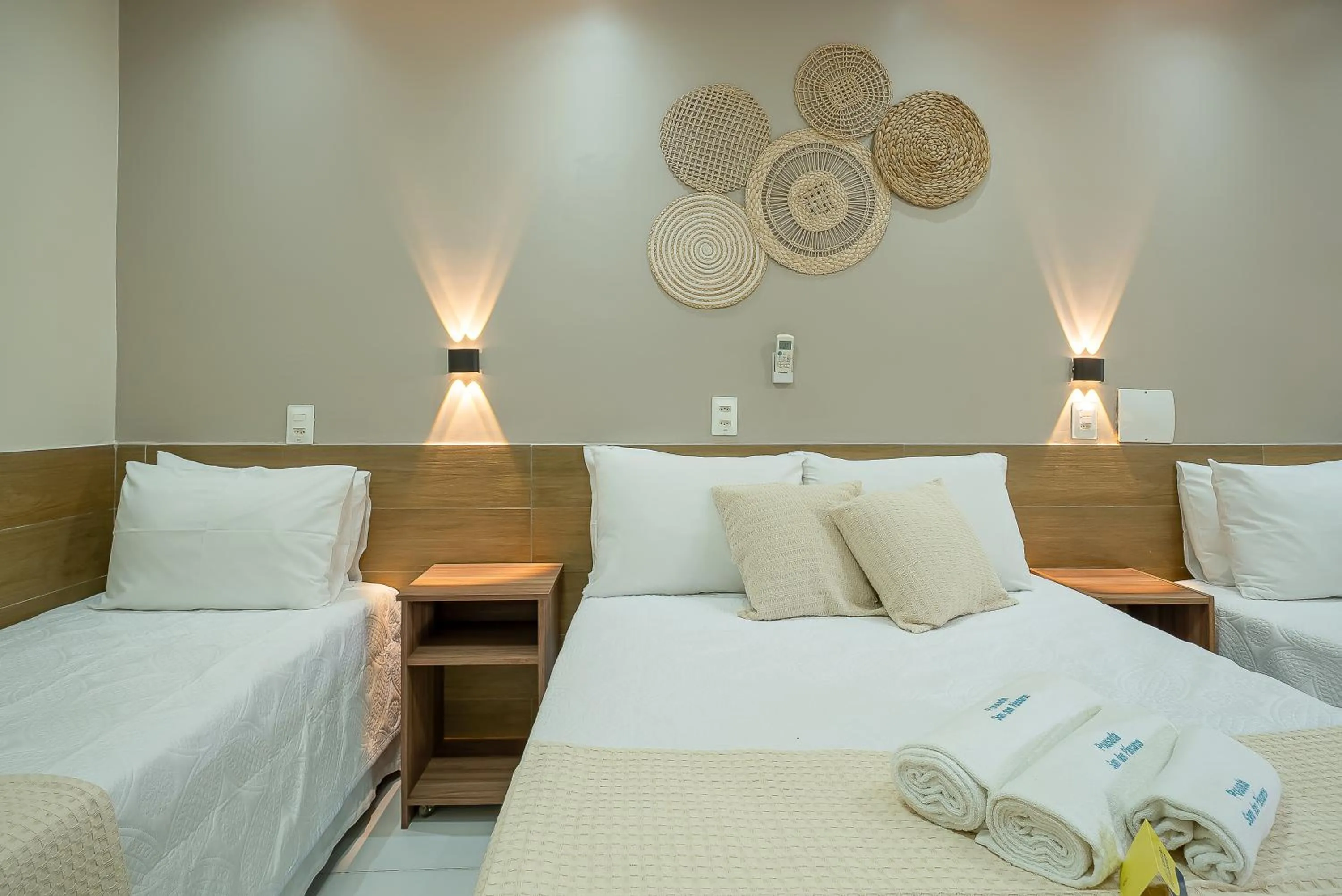 Bed in Pousada Som dos Pássaros