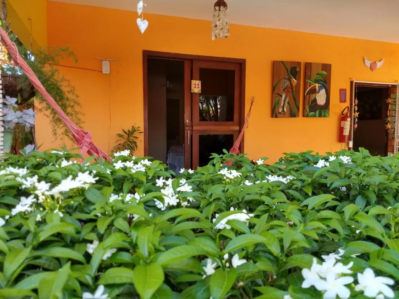 Garden in Pousada Som dos Pássaros