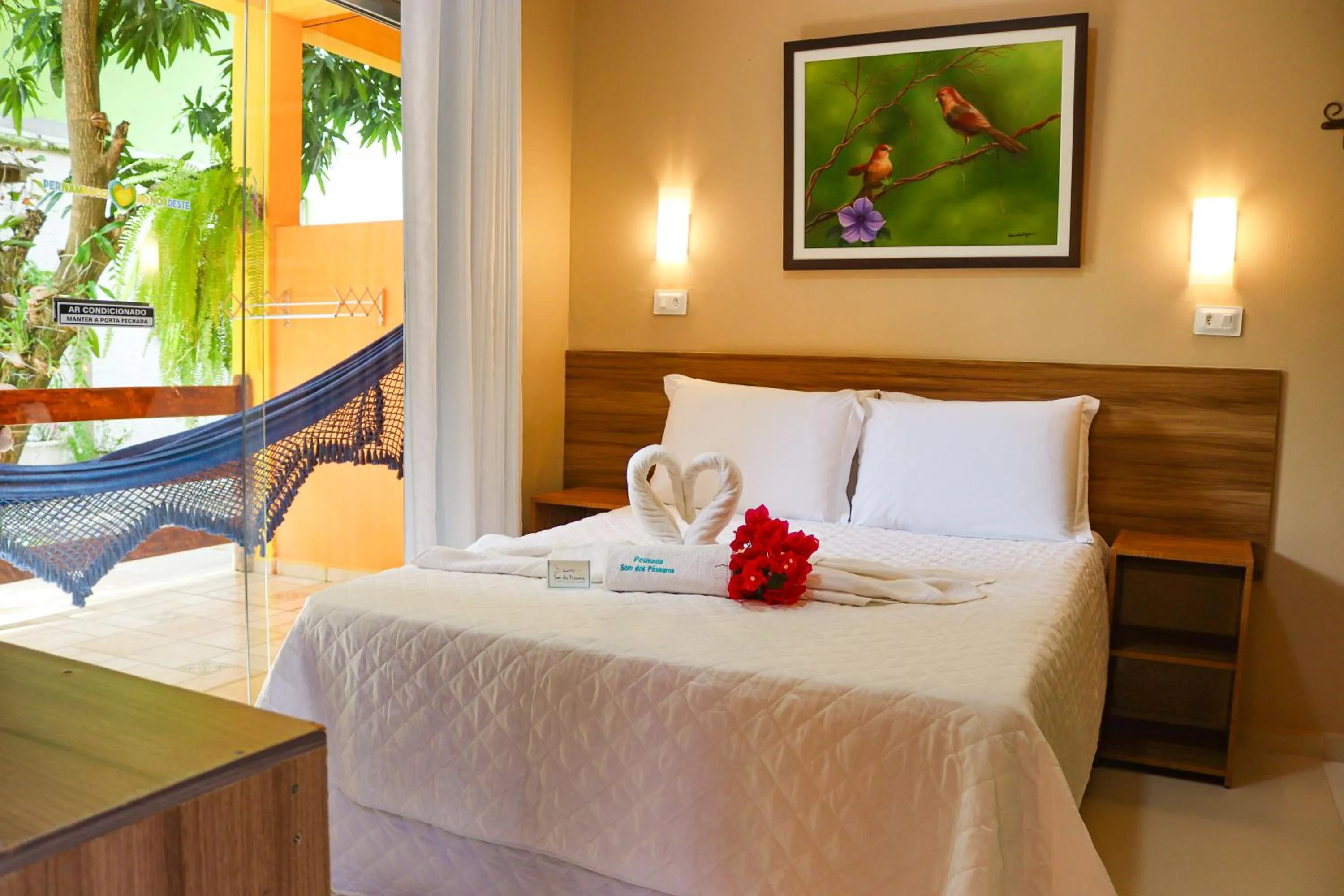 Photo of the whole room, Bed in Pousada Som dos Pássaros