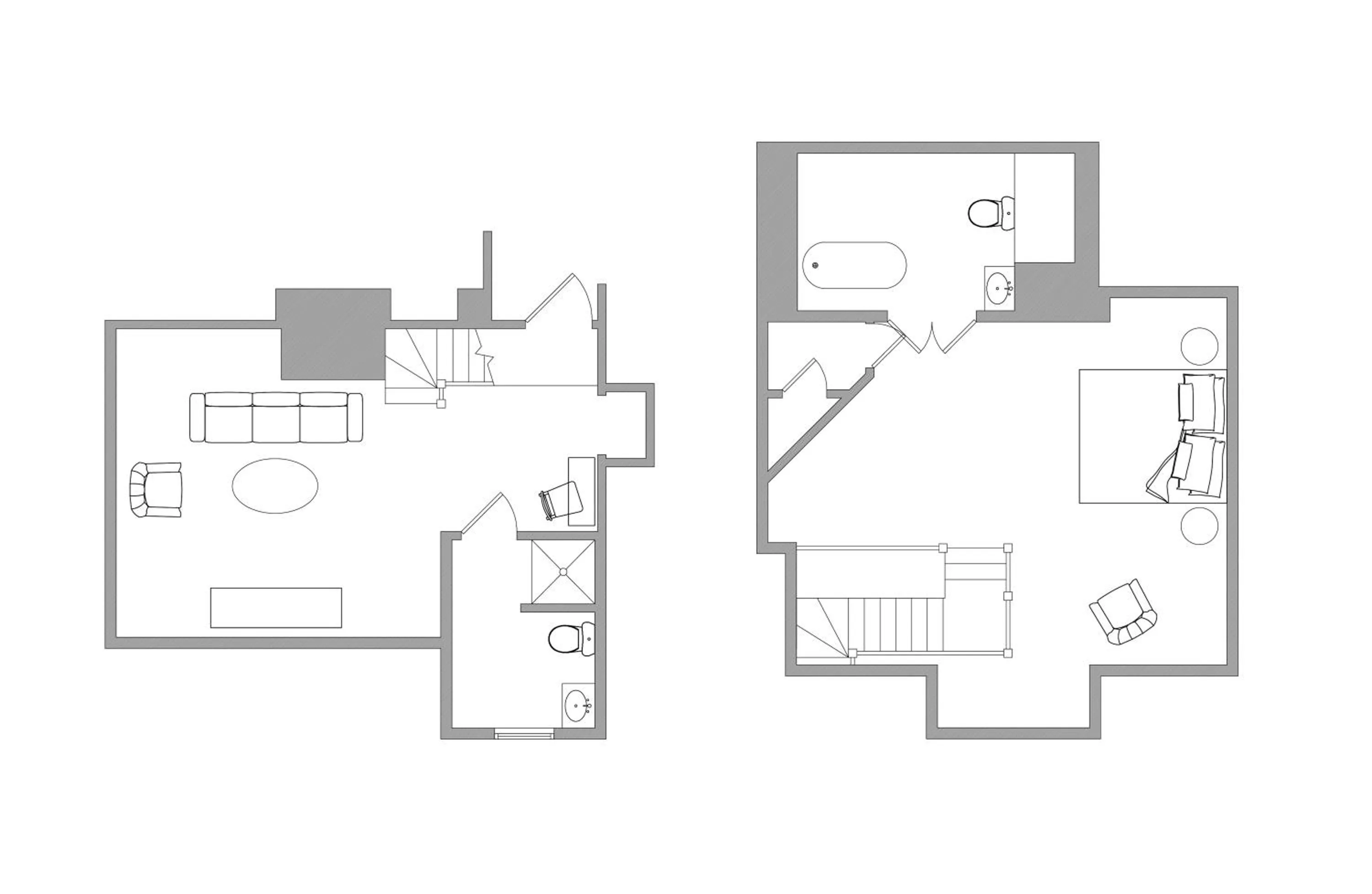 Floor plan in The Hotel Portsmouth - Downtown