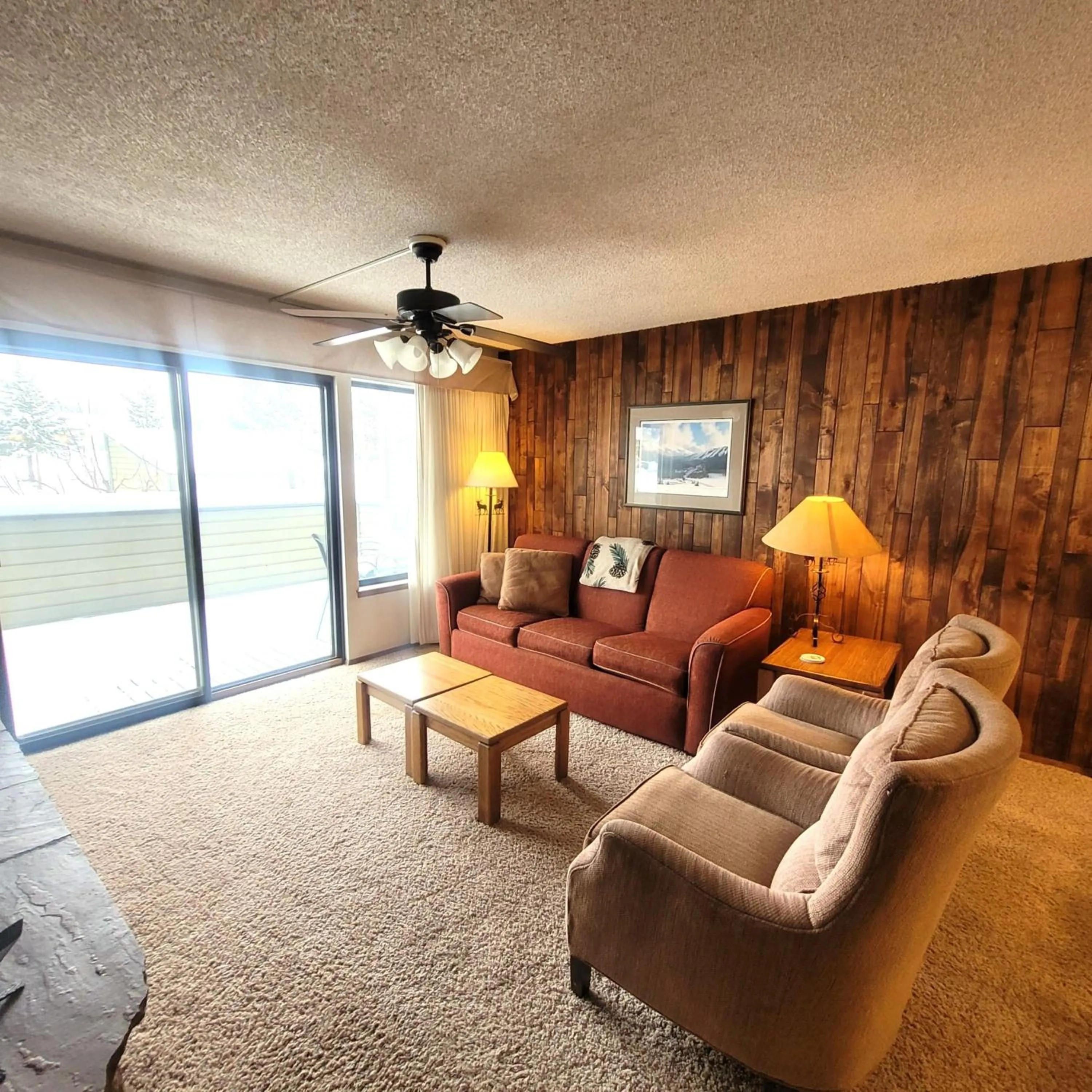 Living room in Pines at Meadow Ridge