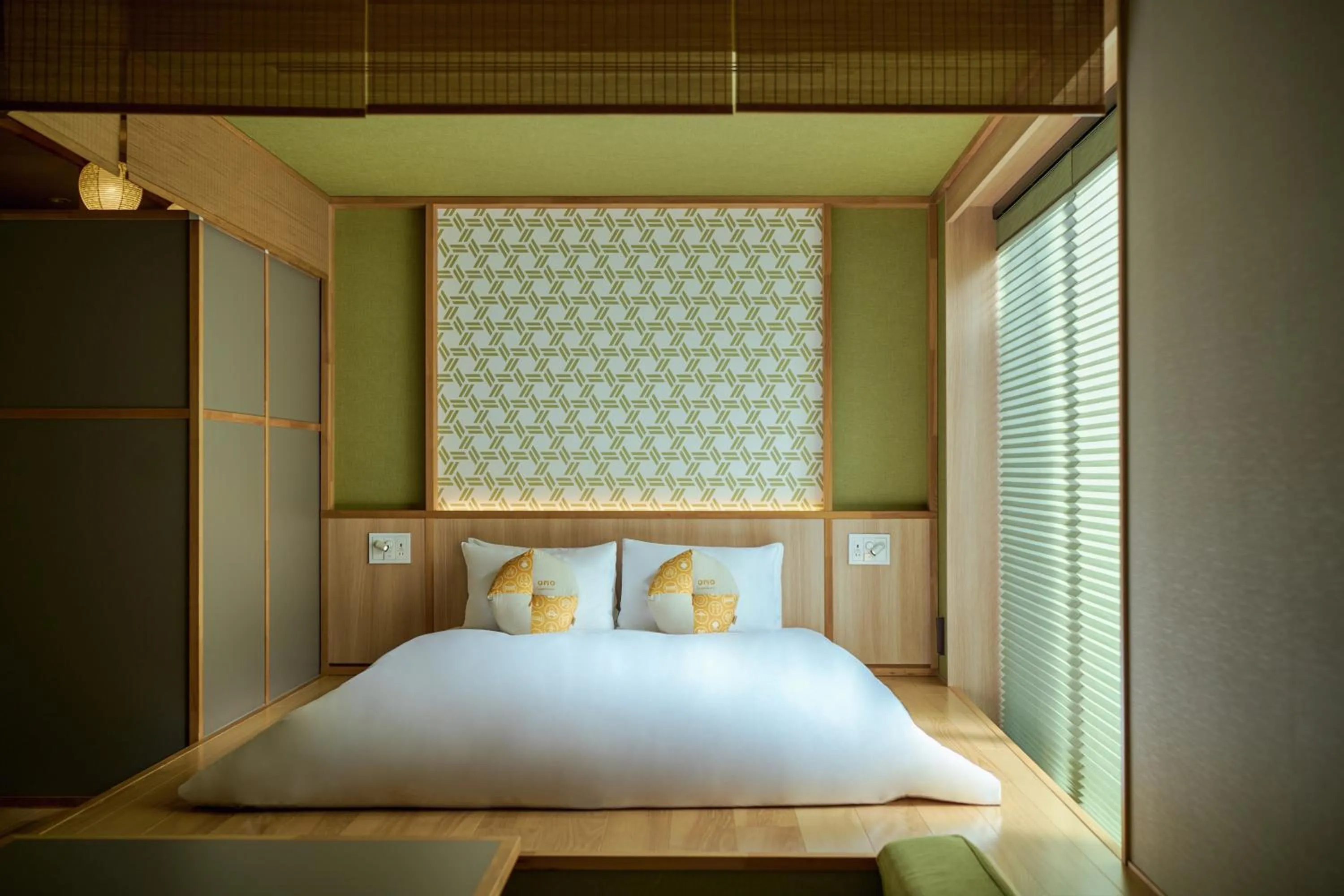 Bed in OMO5 Kyoto Gion by Hoshino Resorts