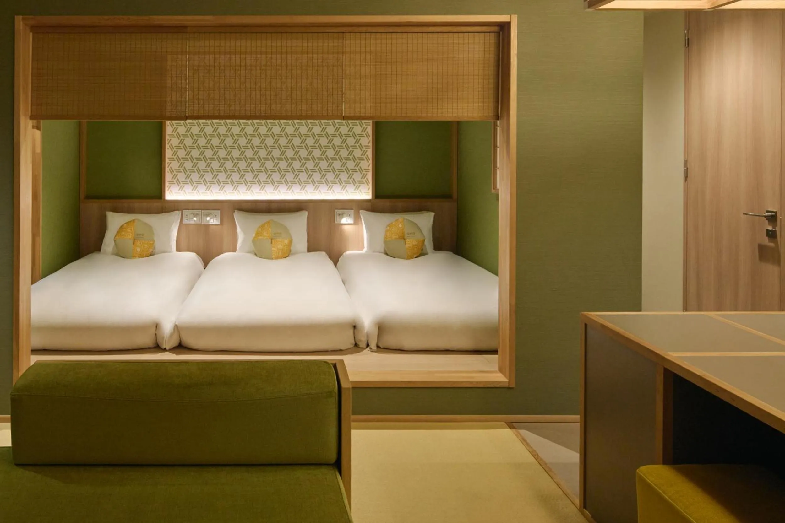 Bed in OMO5 Kyoto Gion by Hoshino Resorts