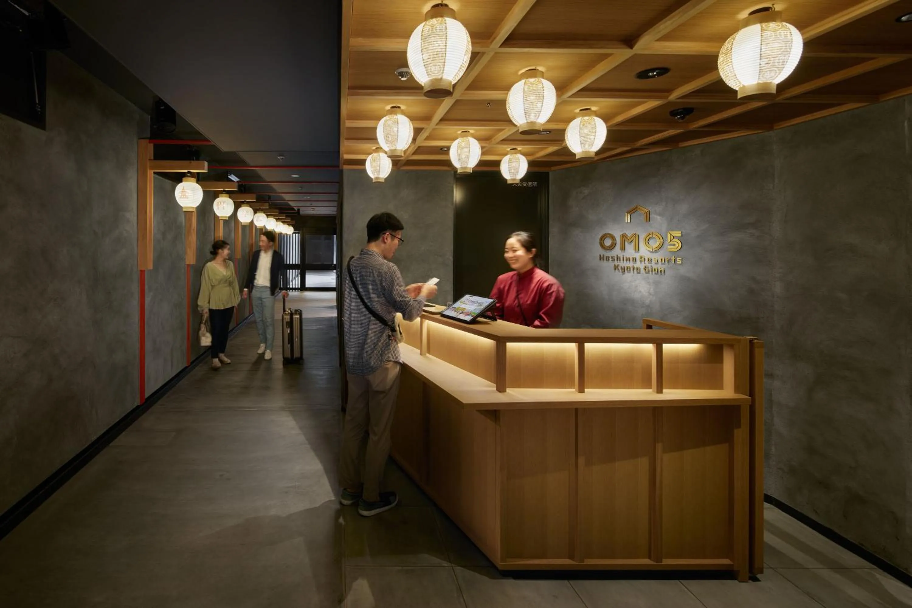 Lobby or reception in OMO5 Kyoto Gion by Hoshino Resorts