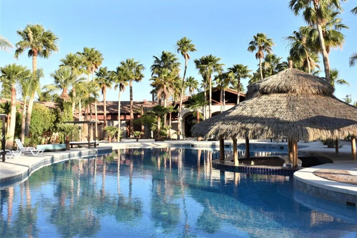 Swimming pool in HACIENDA MONARCAS Resort