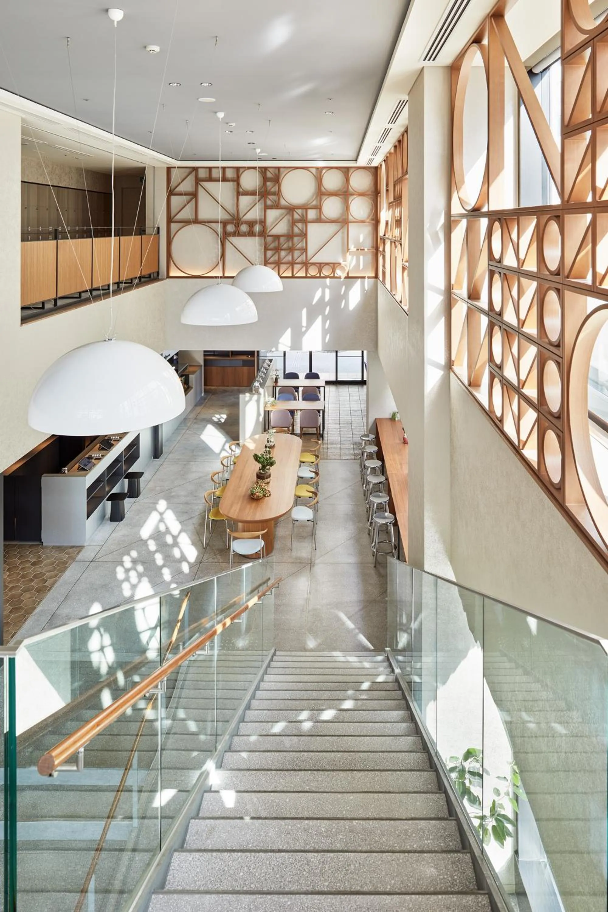 Communal lounge/ TV room in OMO5 Okinawa Naha by Hoshino Resorts