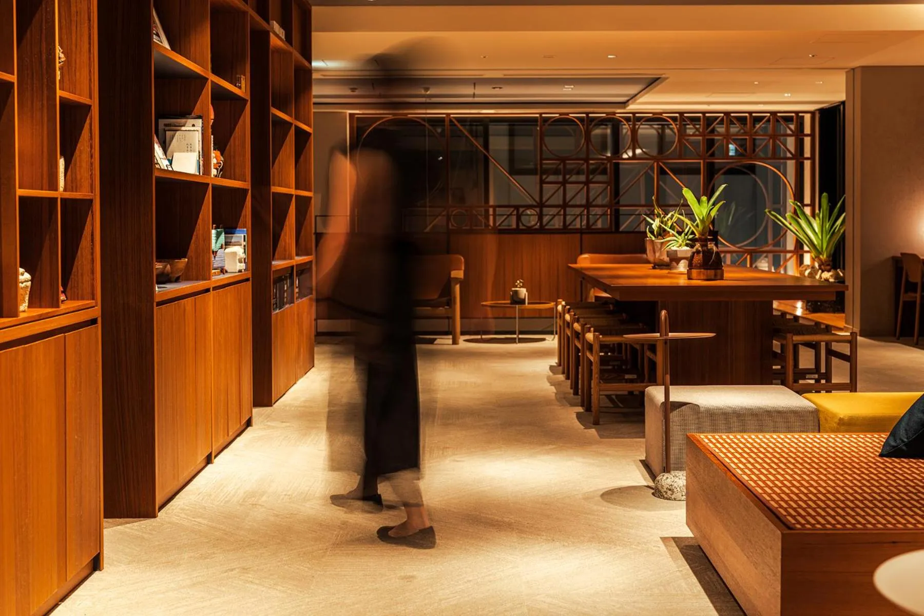 Communal lounge/ TV room in OMO5 Okinawa Naha by Hoshino Resorts