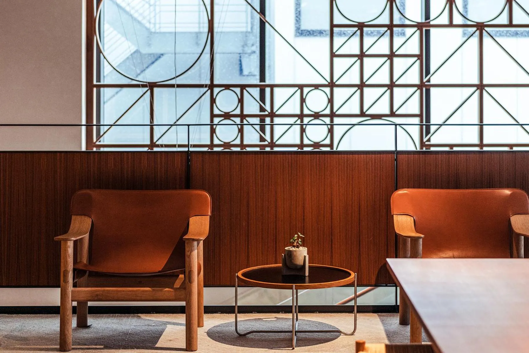 Communal lounge/ TV room in OMO5 Okinawa Naha by Hoshino Resorts