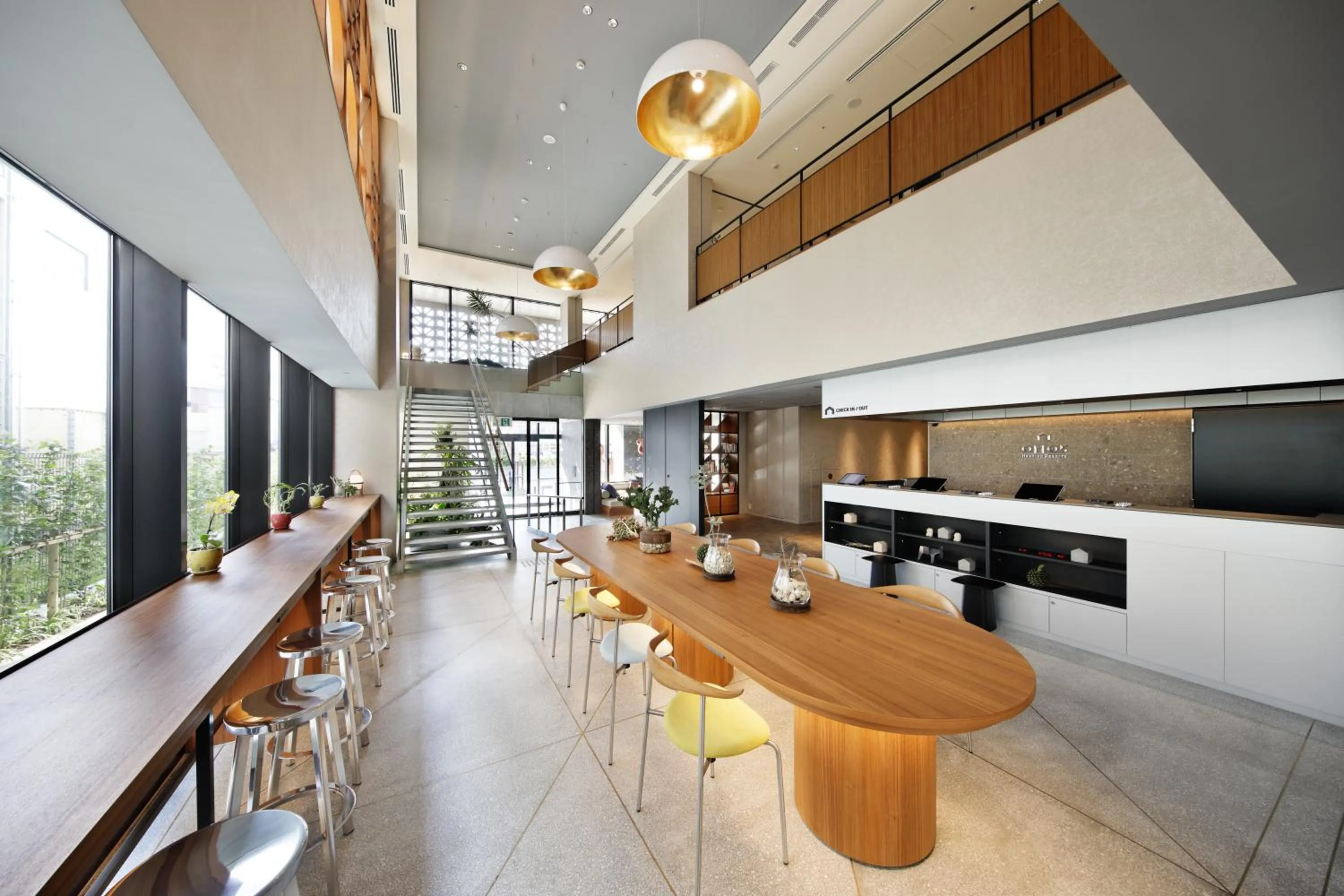 Lobby or reception in OMO5 Okinawa Naha by Hoshino Resorts