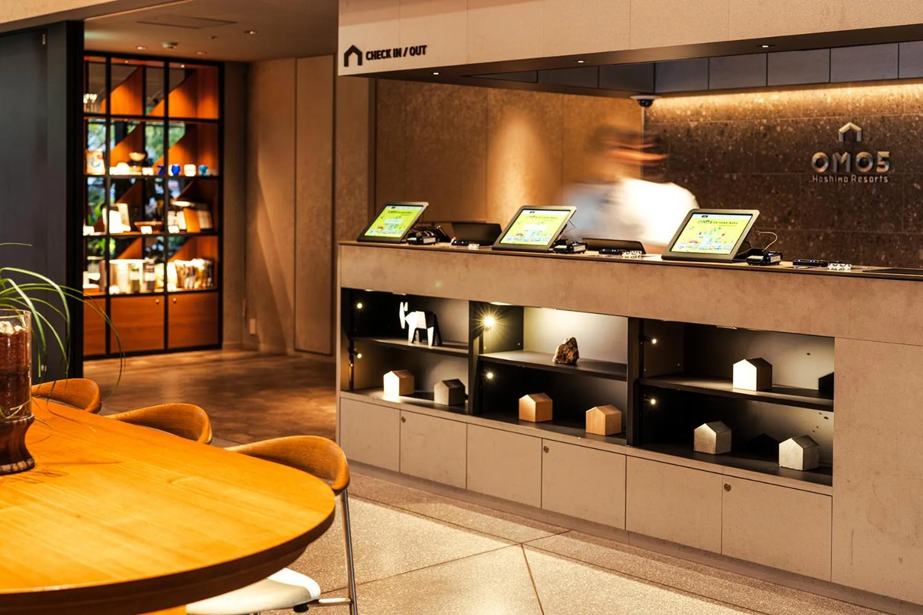 Communal lounge/ TV room in OMO5 Okinawa Naha by Hoshino Resorts