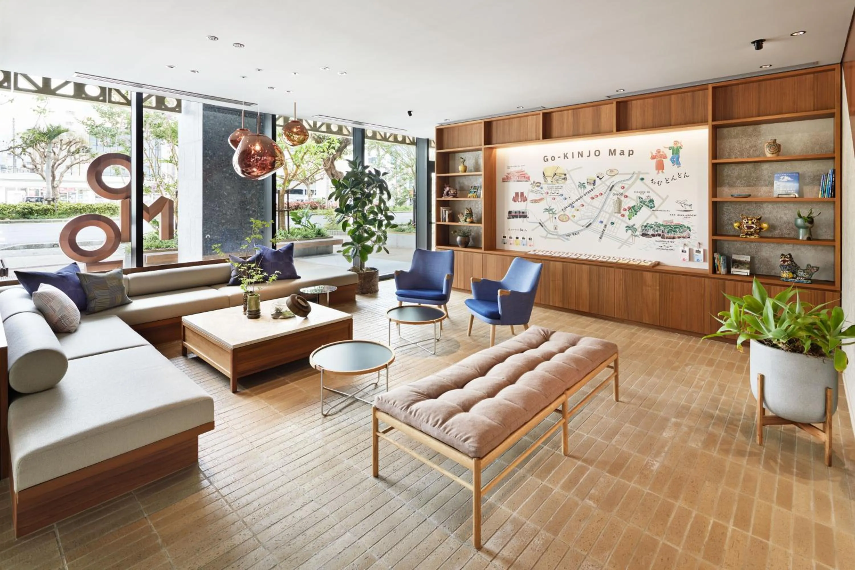 Lobby or reception in OMO5 Okinawa Naha by Hoshino Resorts