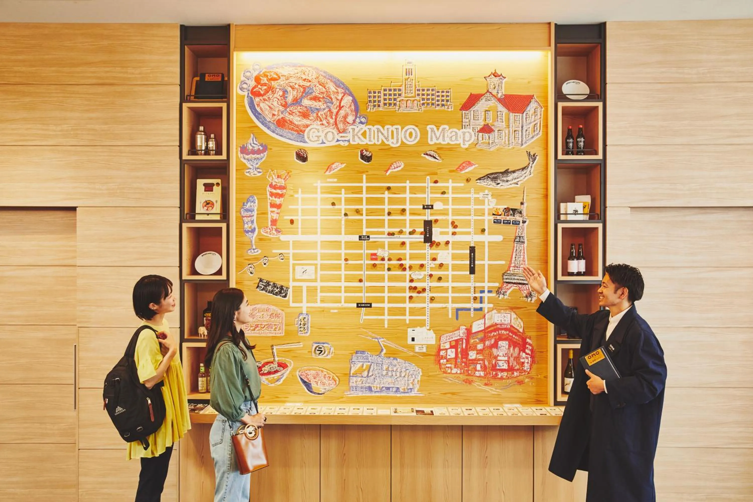 Lobby or reception in OMO3 Sapporo Susukino by Hoshino Resorts