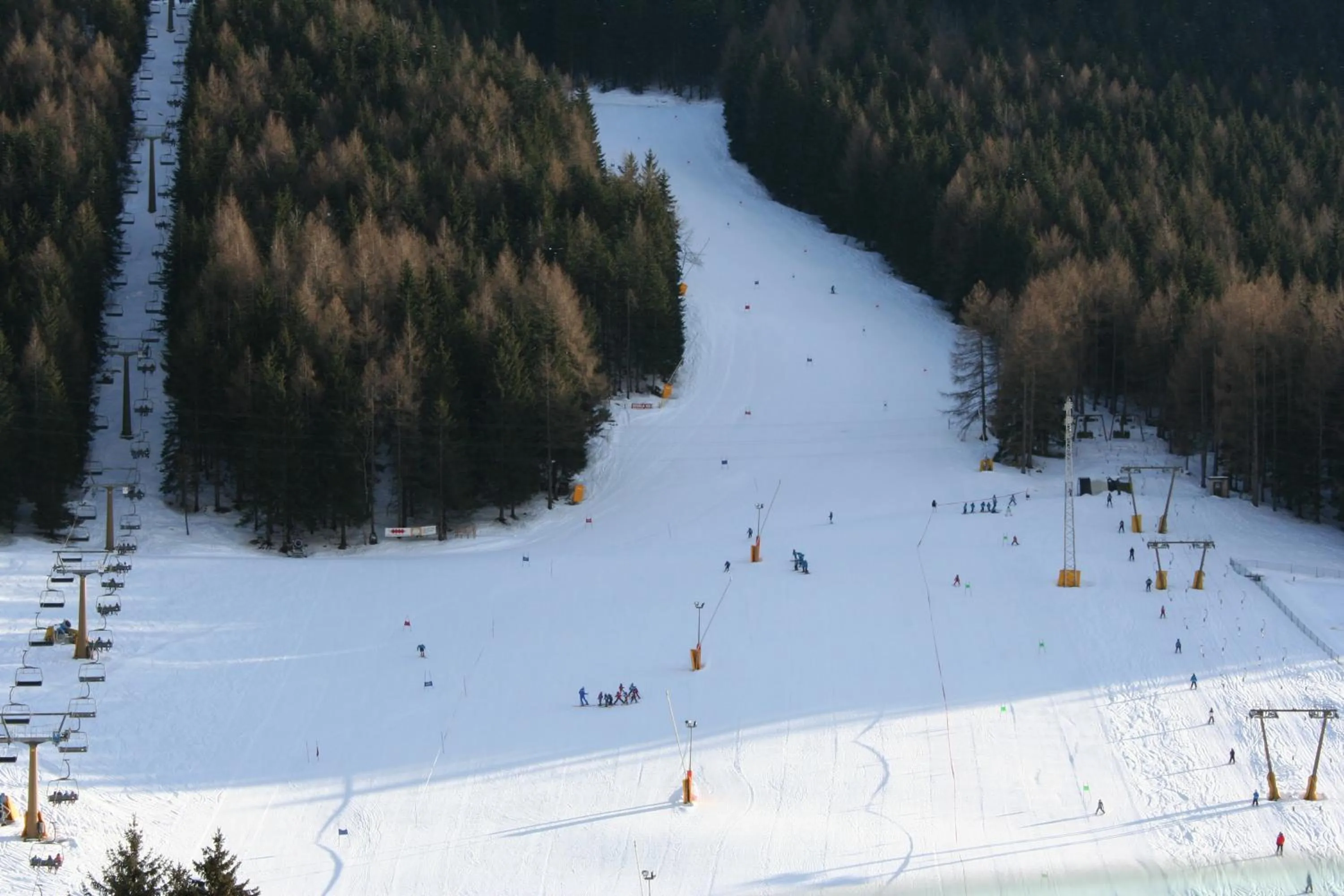 Skiing in Hotel Migliorati