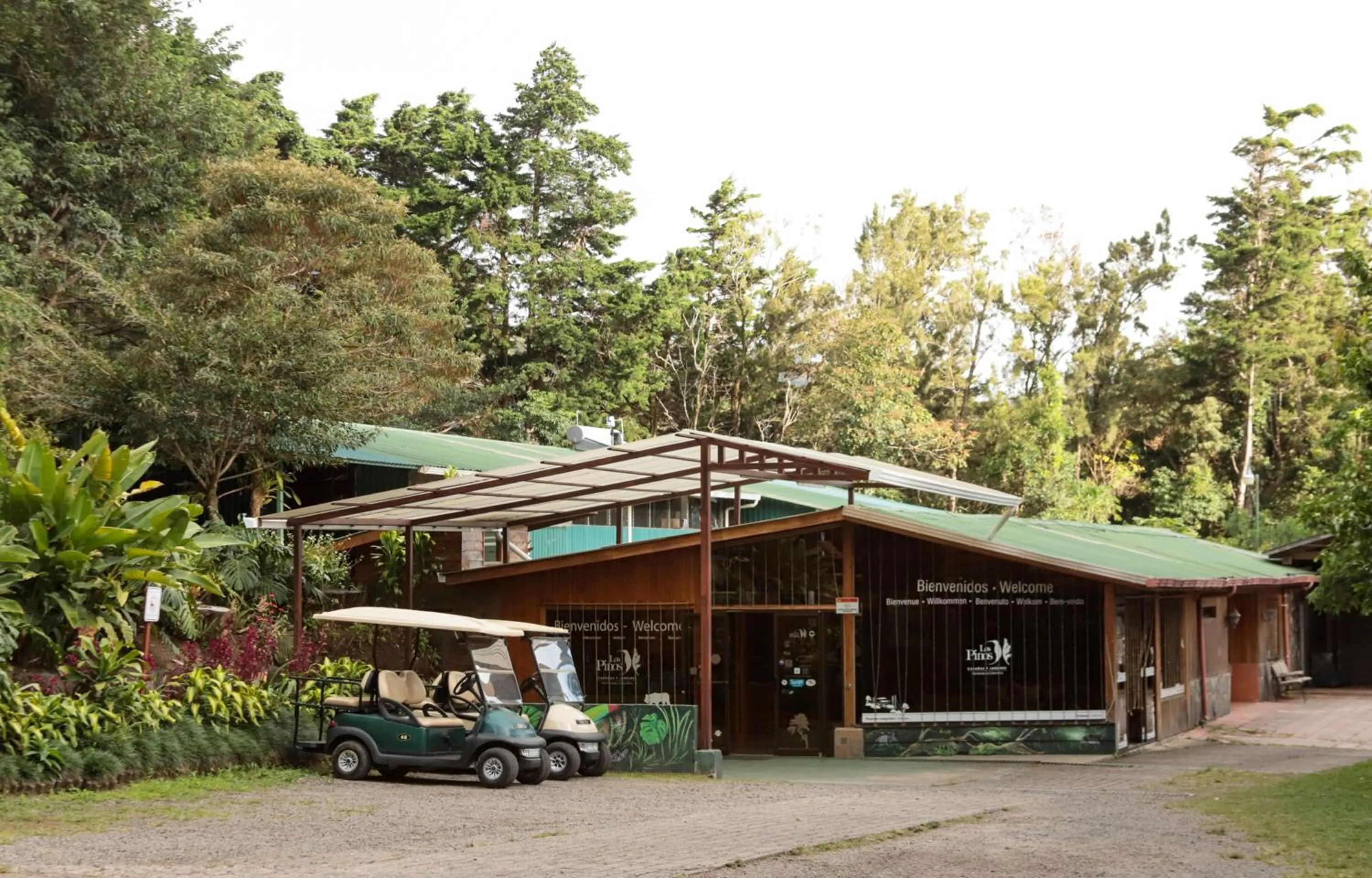 Lobby or reception in Los Pinos Cabins & Reserve