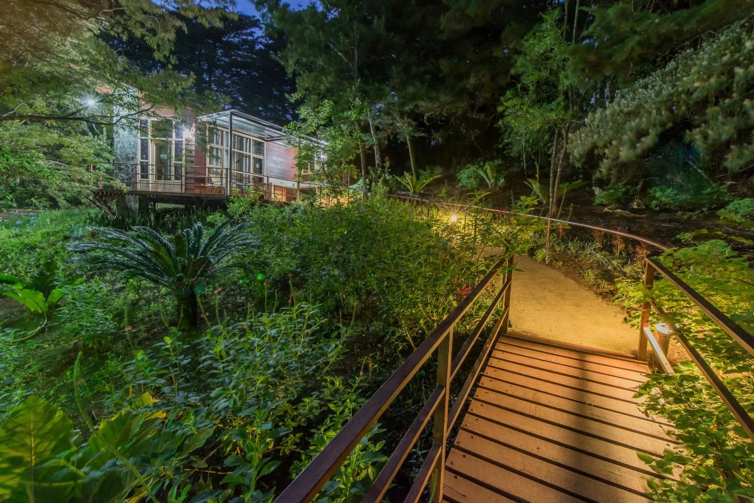 Balcony/Terrace in Los Pinos Cabins & Reserve