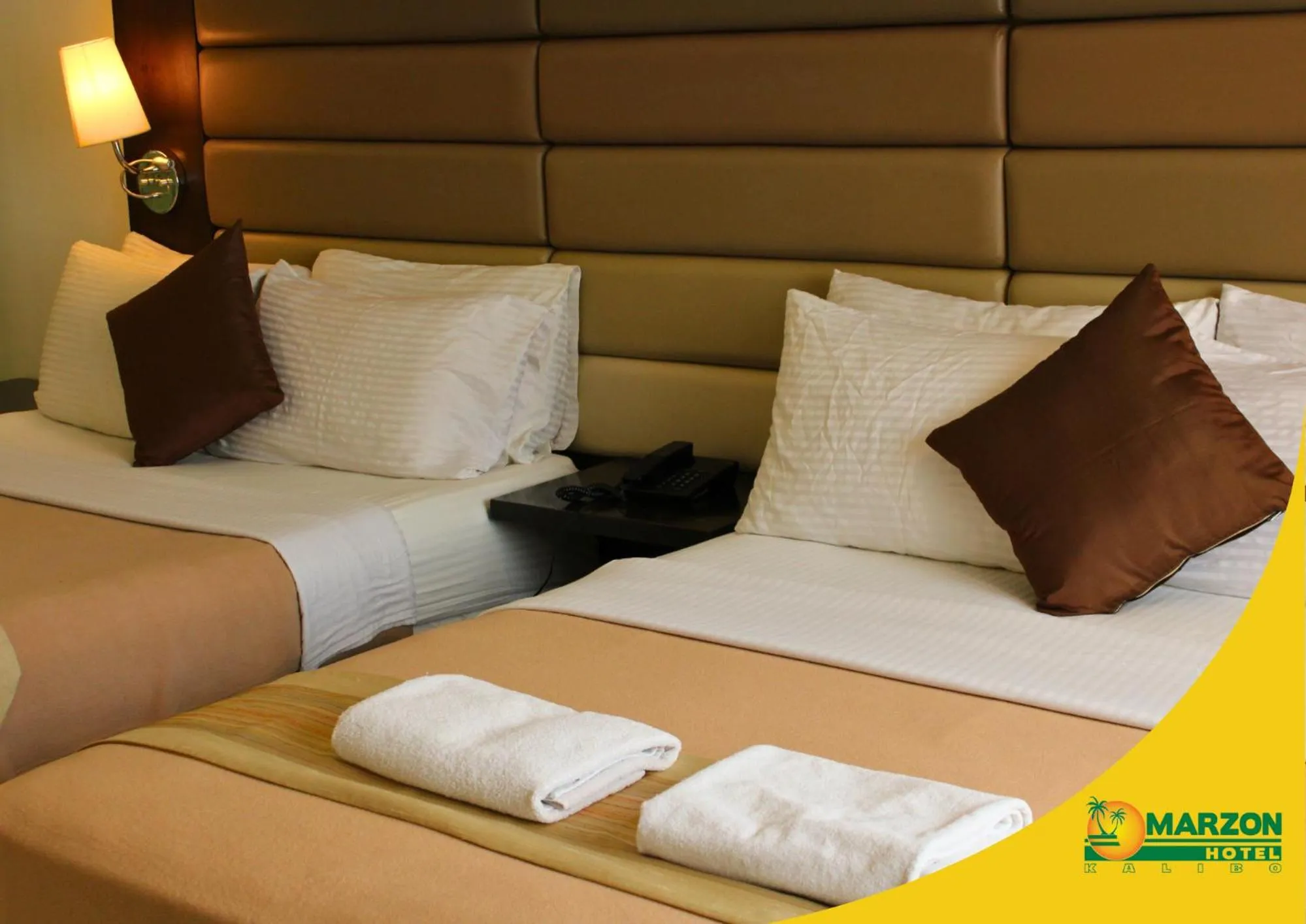 Bed in MARZON HOTEL KALIBO