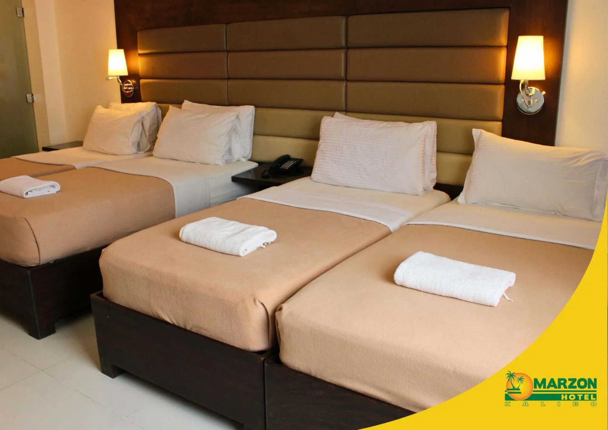 Bed in MARZON HOTEL KALIBO