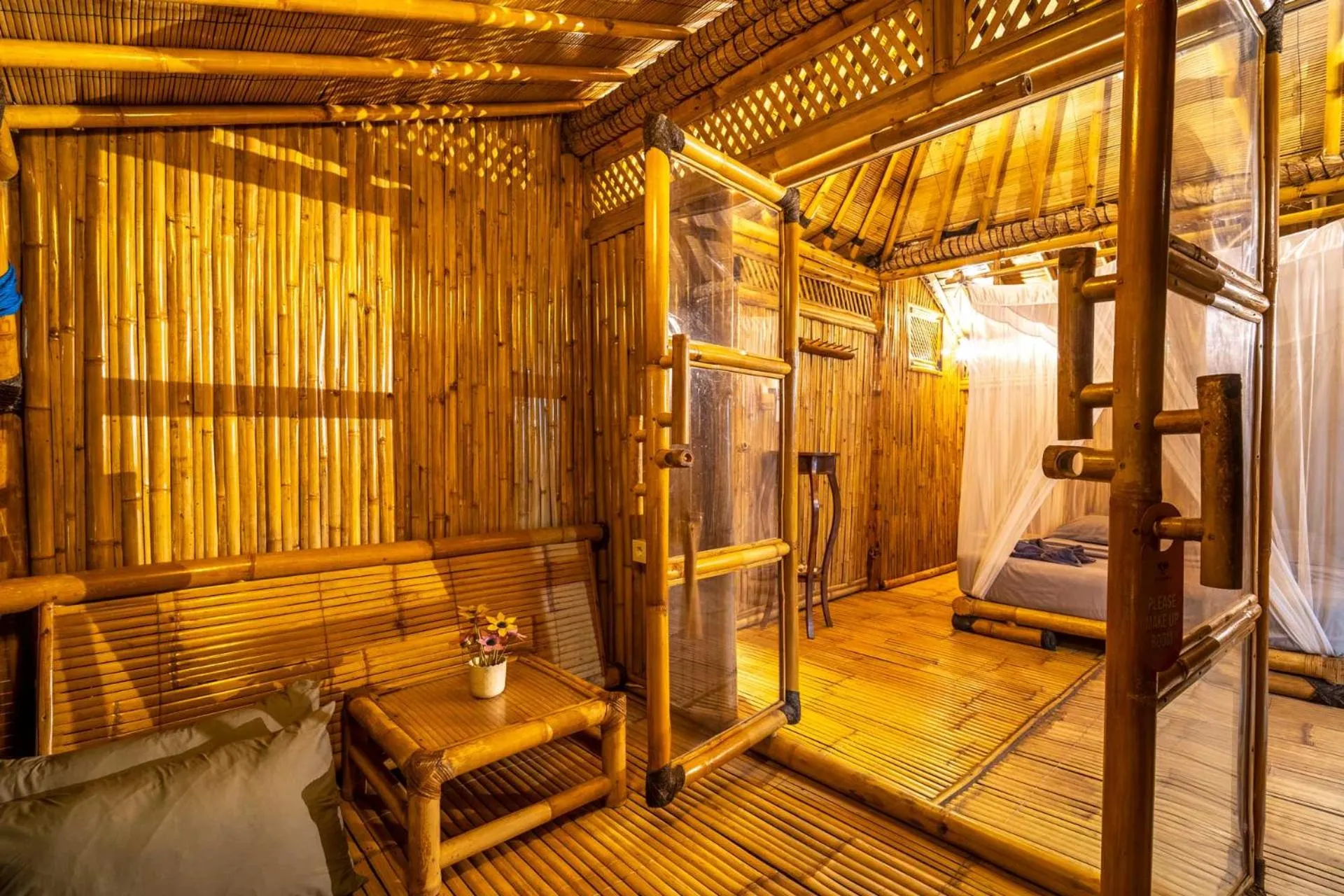 Balcony/Terrace, Bed in Catappa Village Lombok