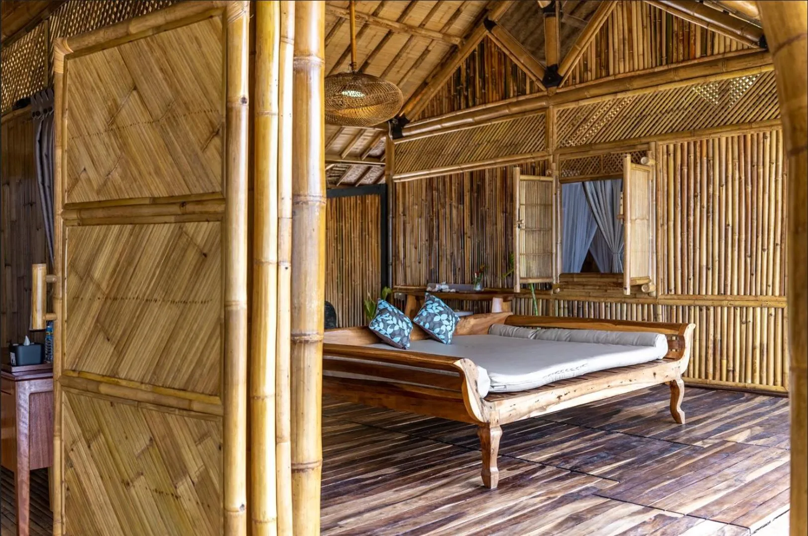 Living room in Catappa Village Lombok