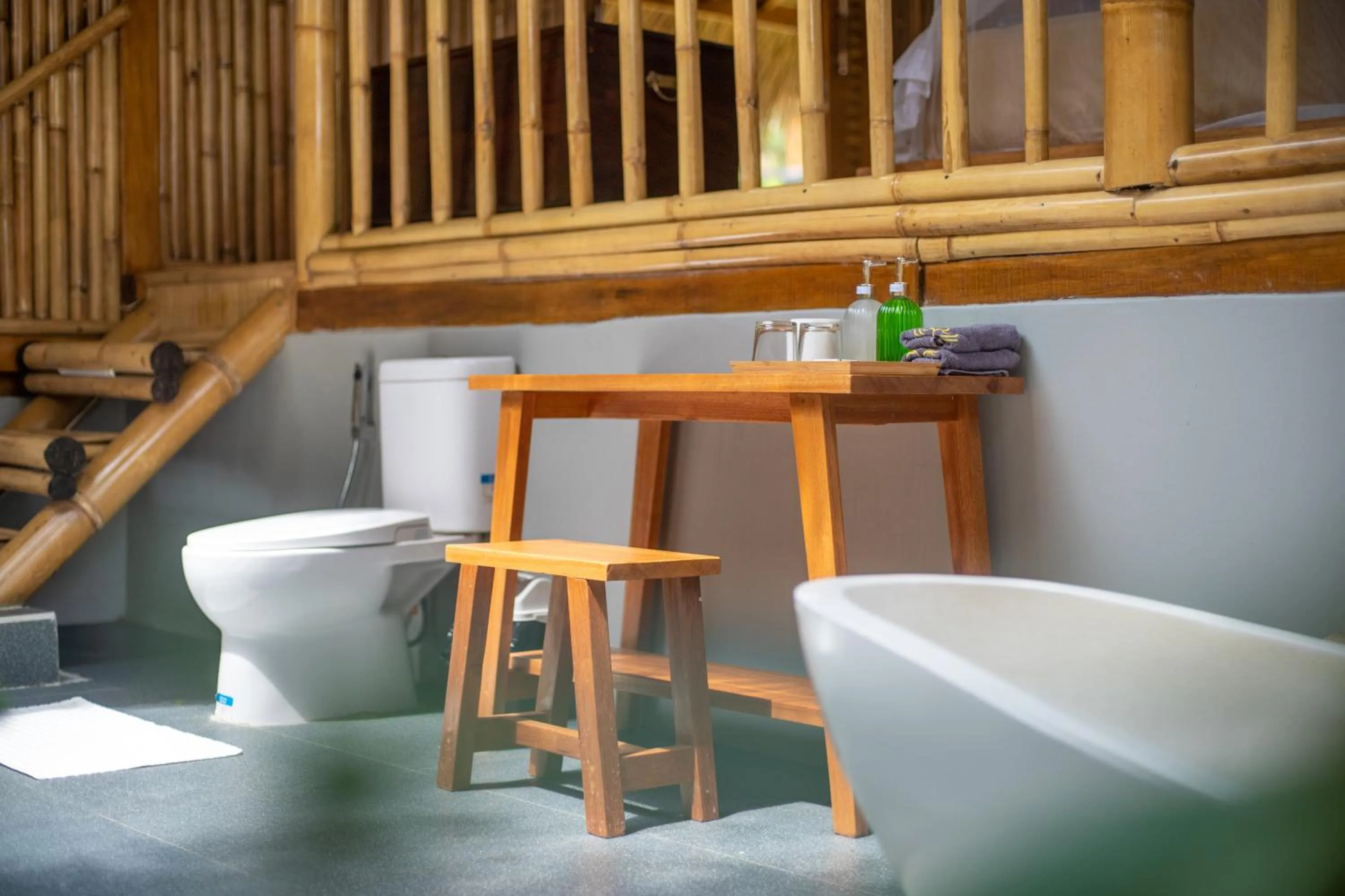 Bathroom in Catappa Village Lombok