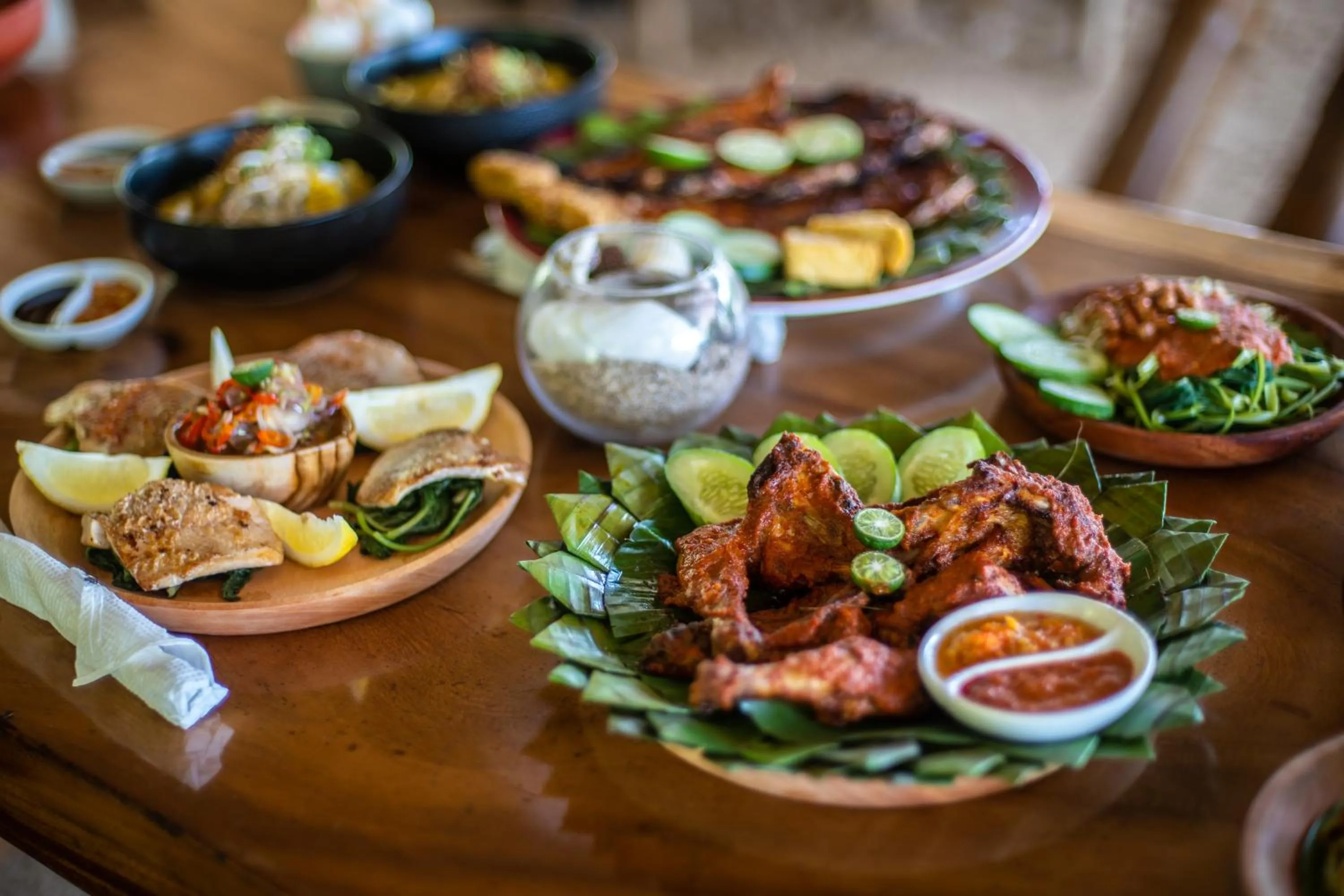 Food and drinks in Catappa Village Lombok