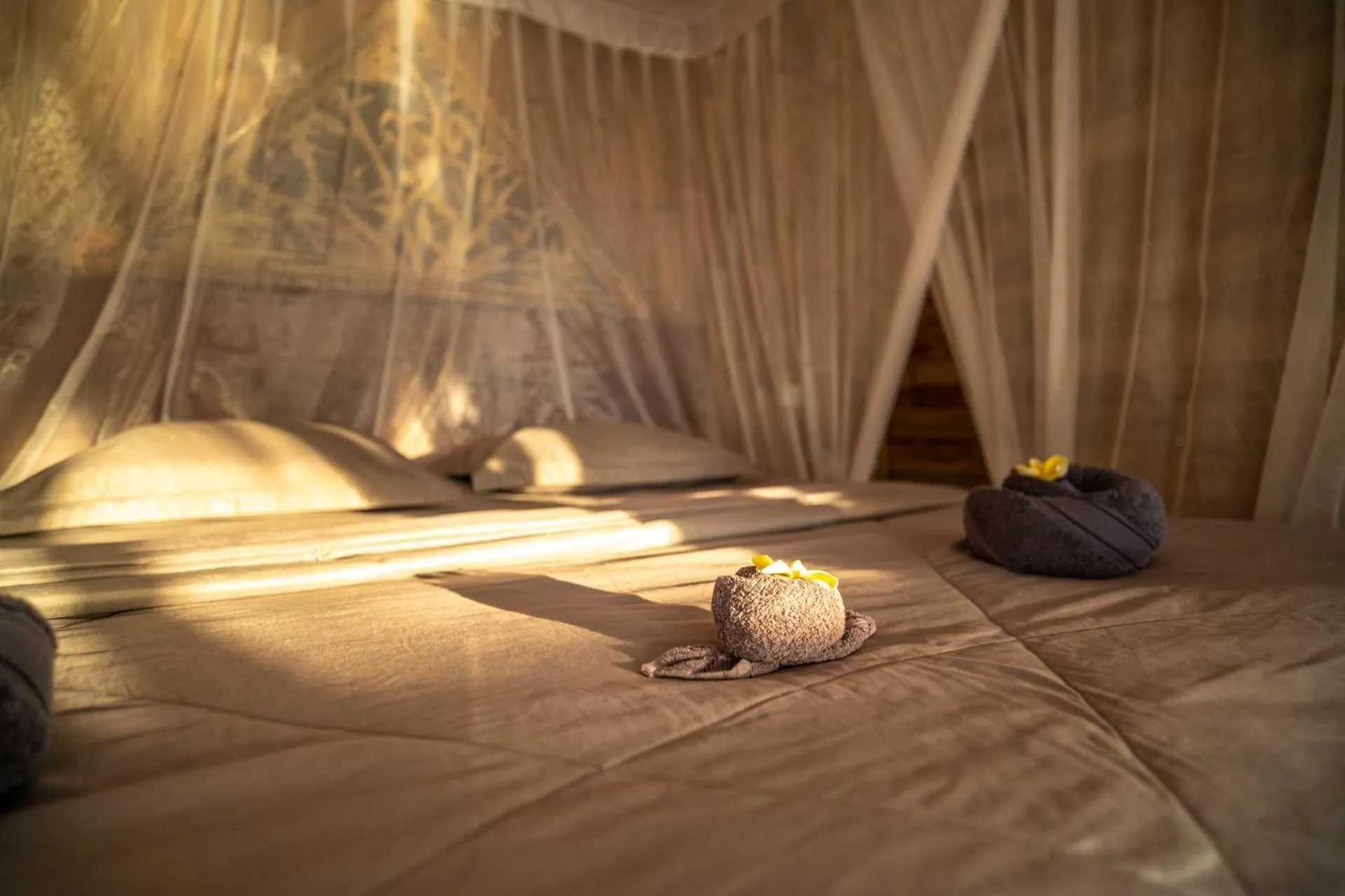 Bed in Catappa Village Lombok