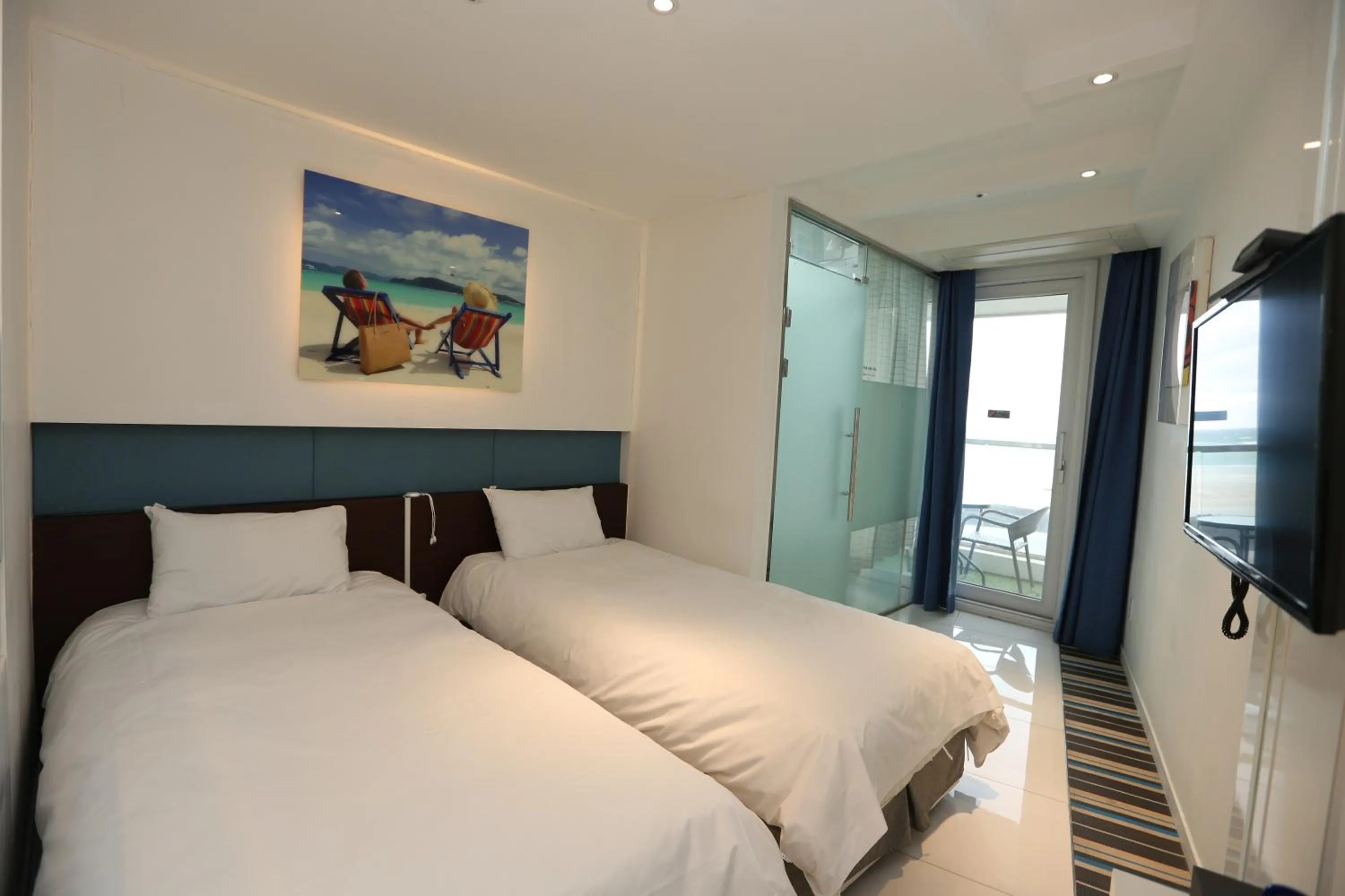 Bedroom, Bed in Hamdeok Beach Stay Jeju