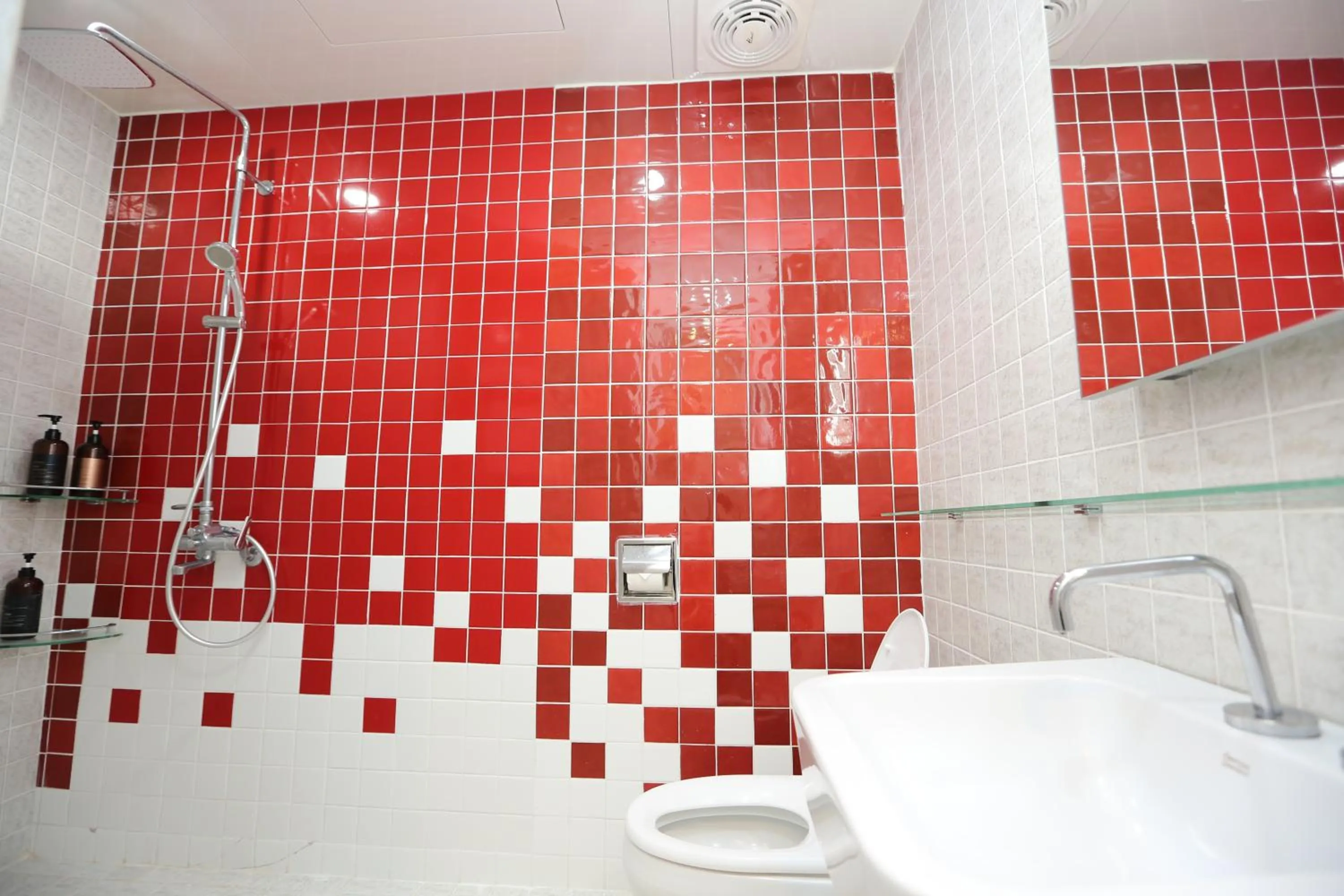 Toilet in Hamdeok Beach Stay Jeju