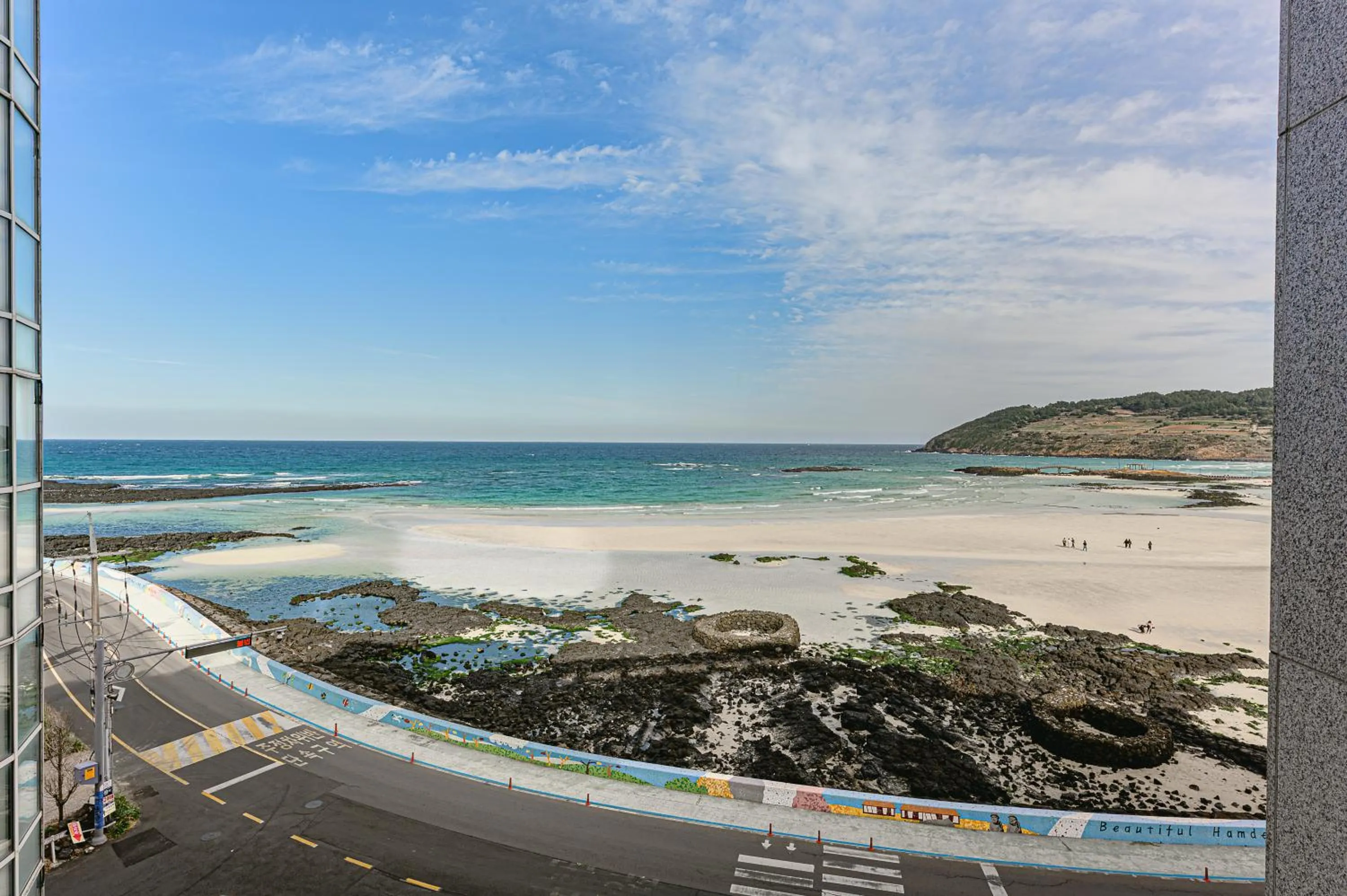 Balcony/Terrace in Hamdeok Beach Stay Jeju