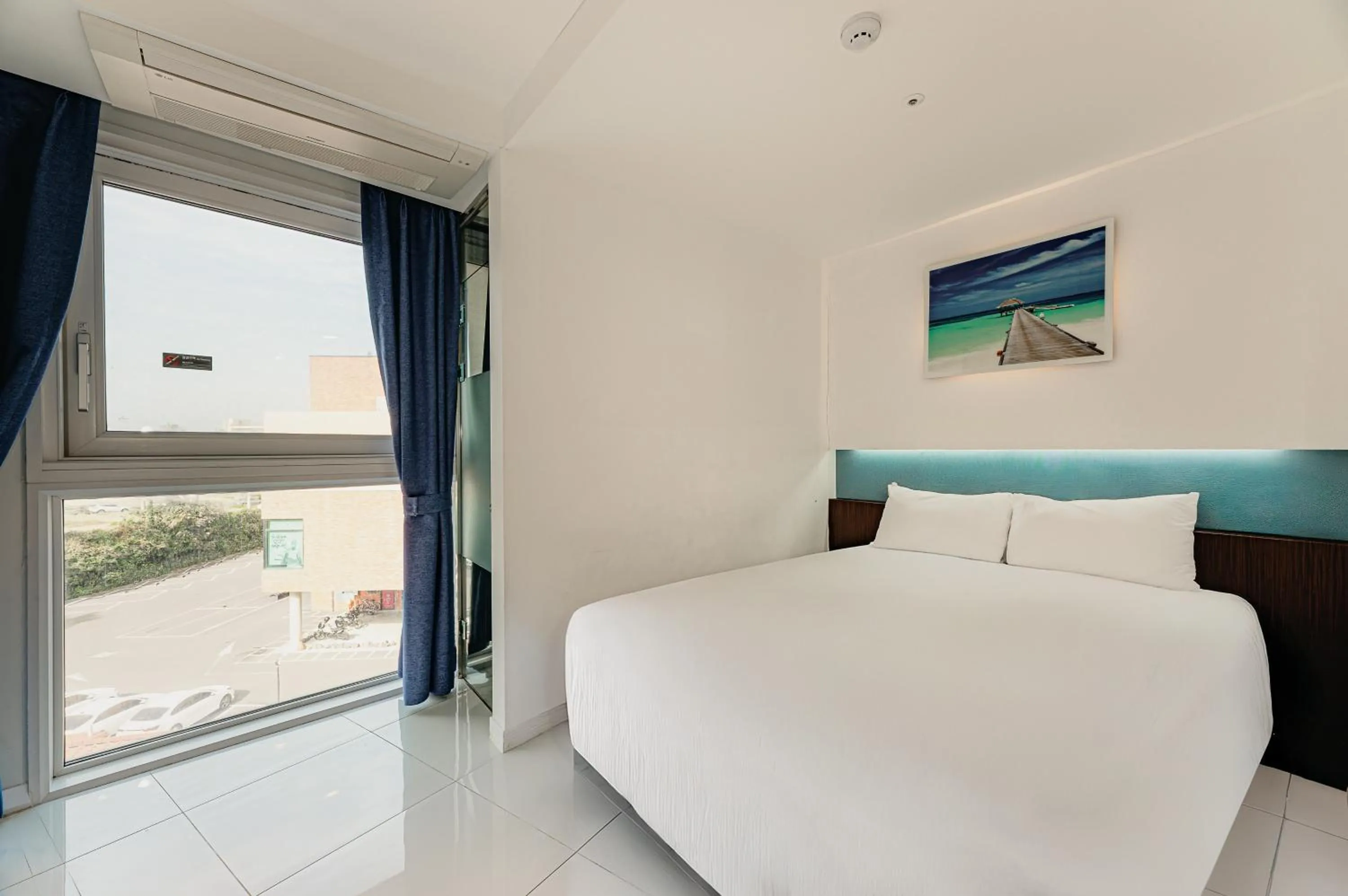 Bed in Hamdeok Beach Stay Jeju