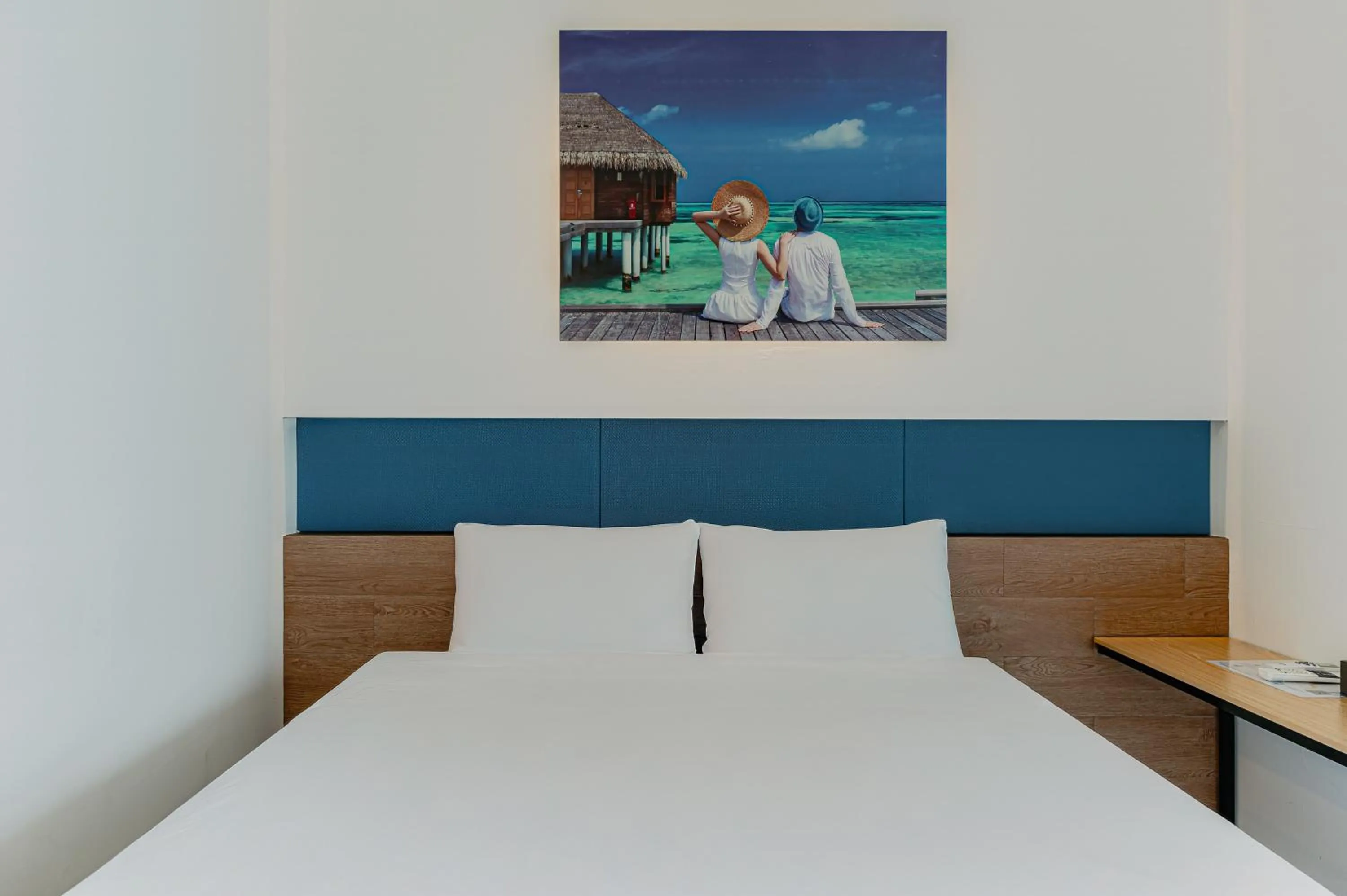 Bed in Hamdeok Beach Stay Jeju