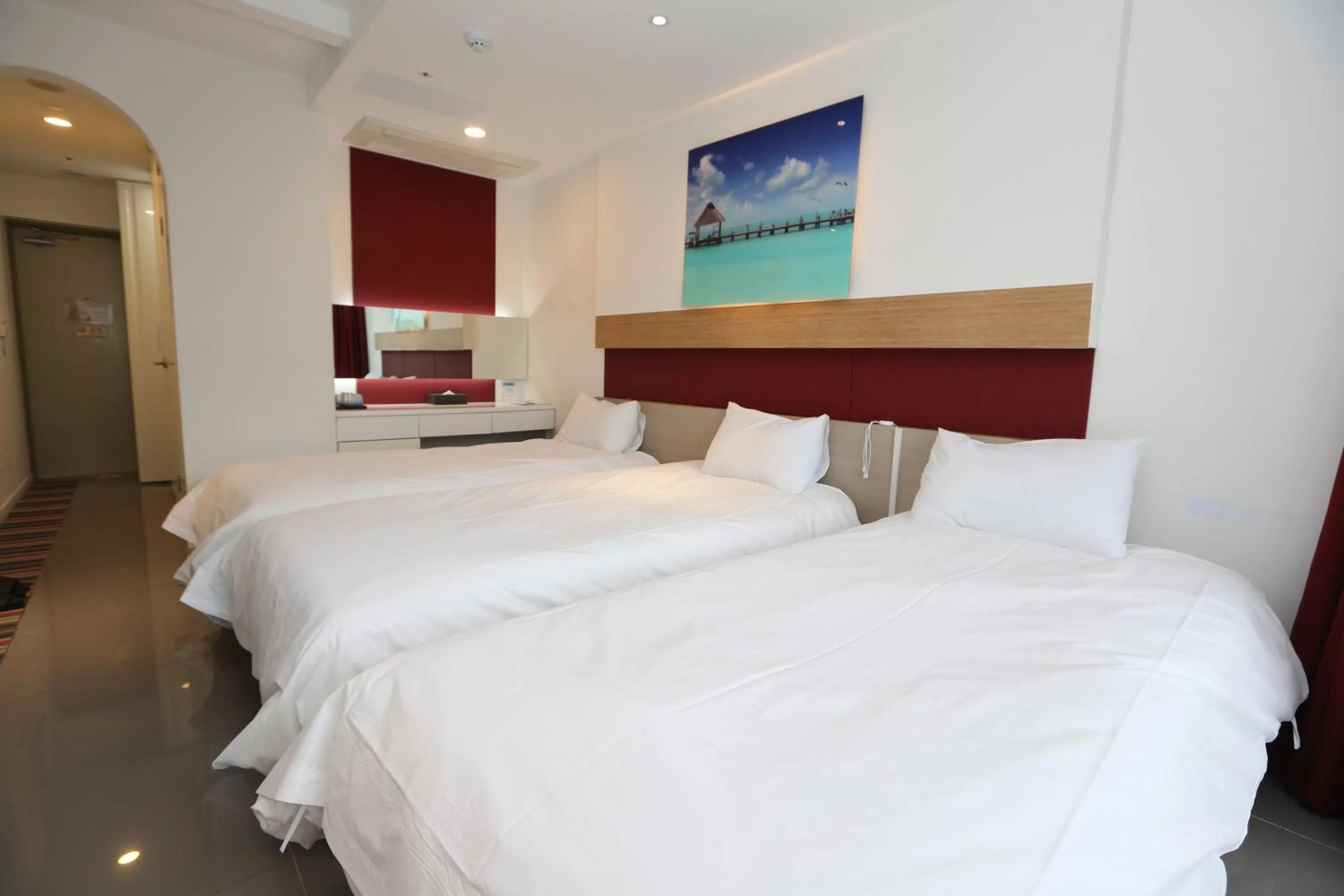 Bedroom, Bed in Hamdeok Beach Stay Jeju