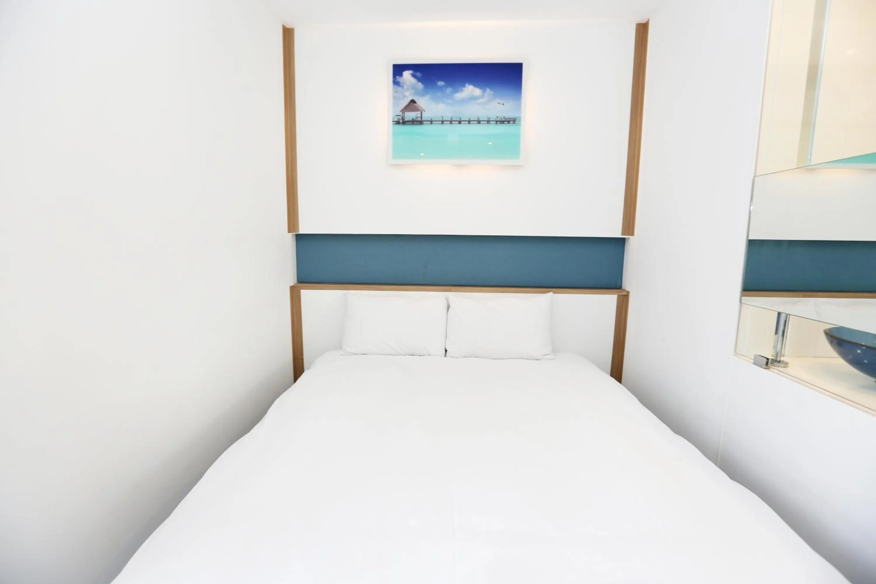 Bed in Hamdeok Beach Stay Jeju