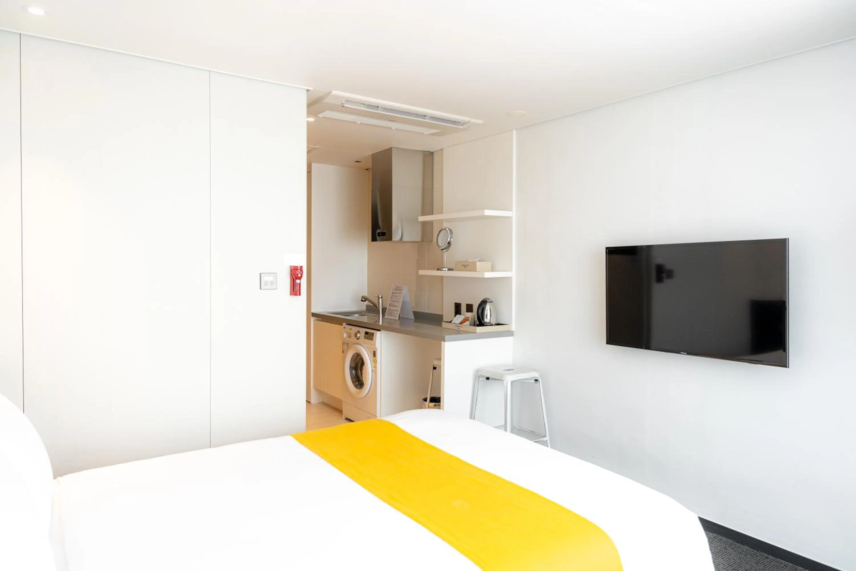 Bed in Seogwipo Hills Hotel