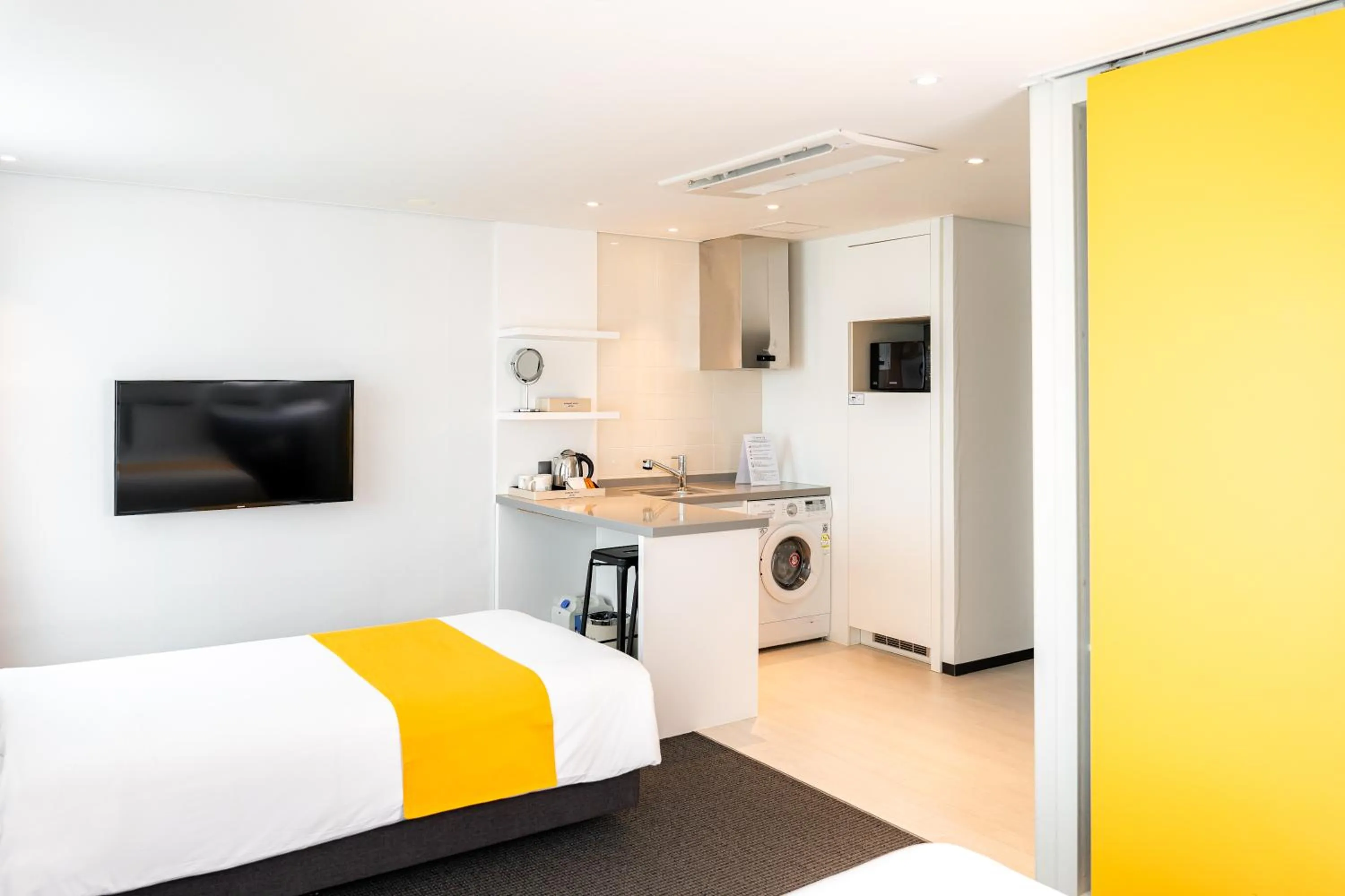 Bed in Seogwipo Hills Hotel