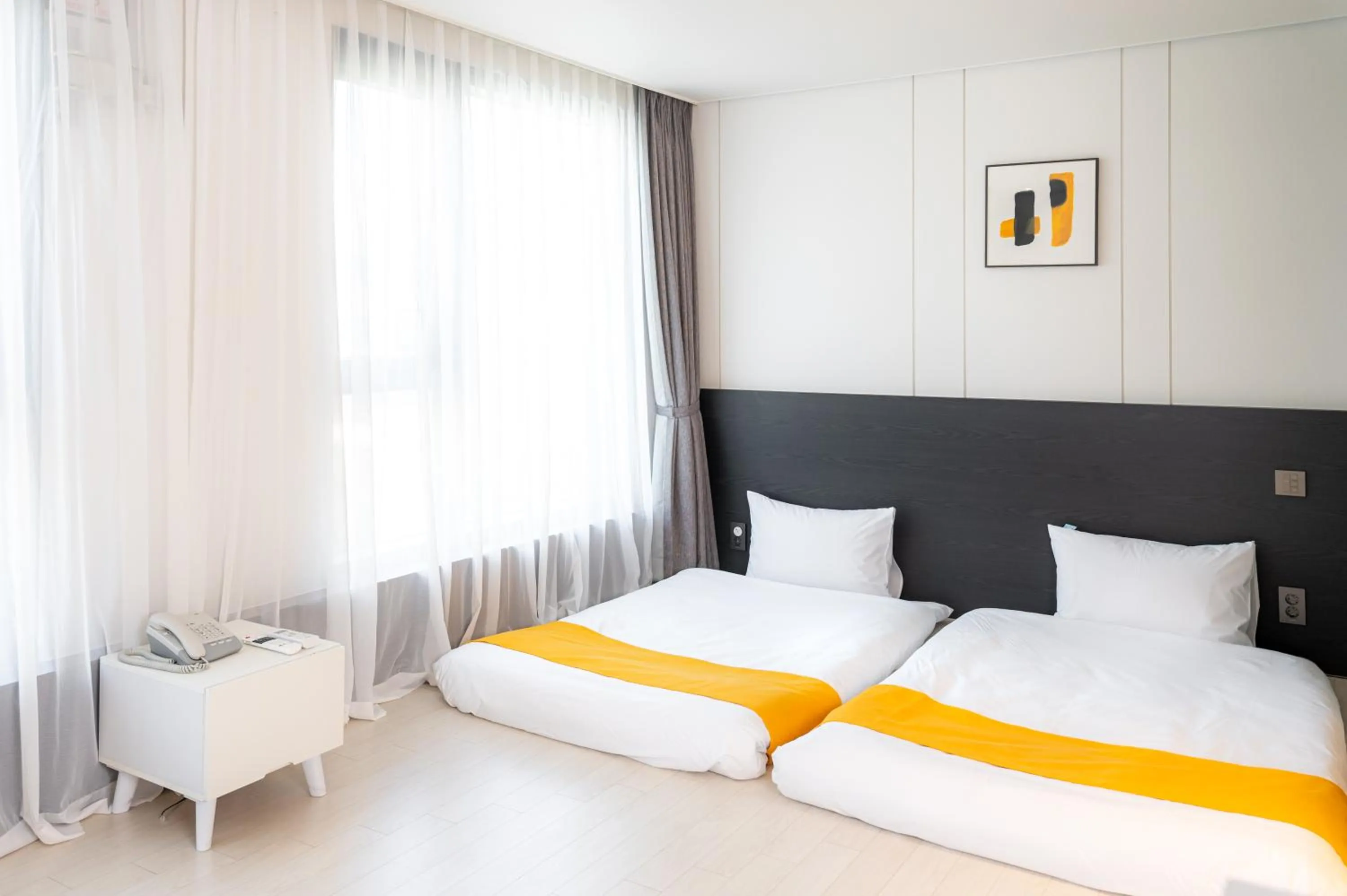 Bed in Seogwipo Hills Hotel