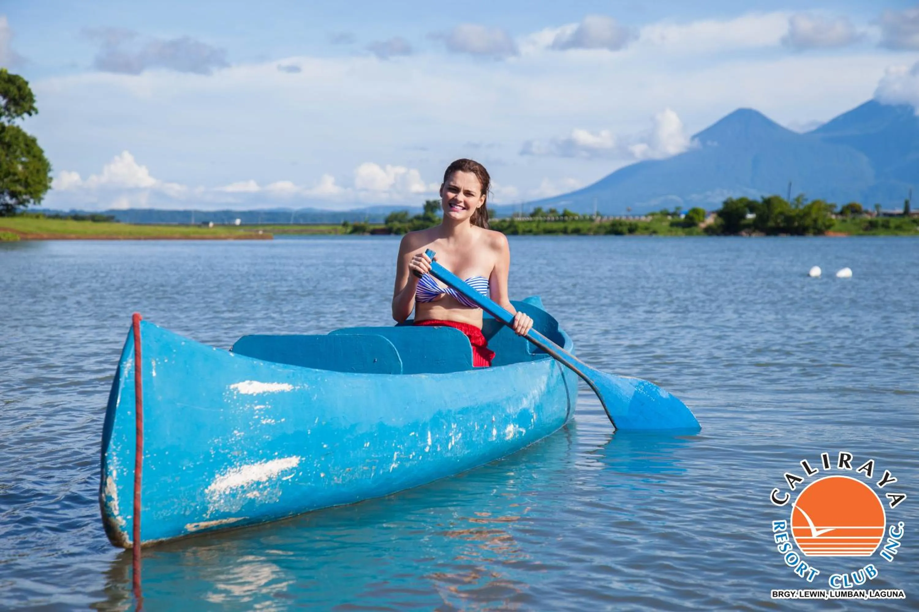 Canoeing in Caliraya Resort Club