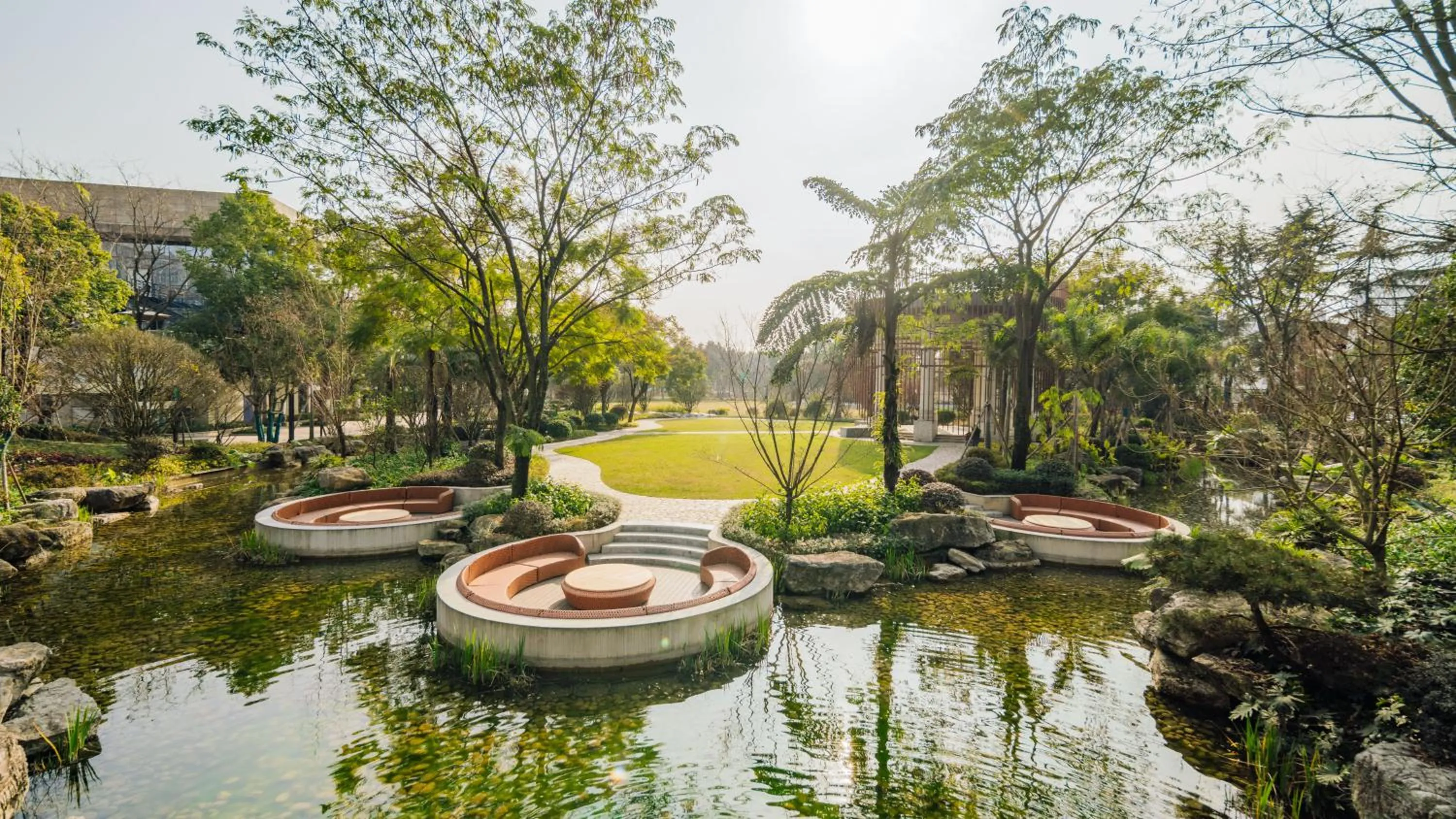 Garden in Oaks Chengdu at Cultural Heritage Park