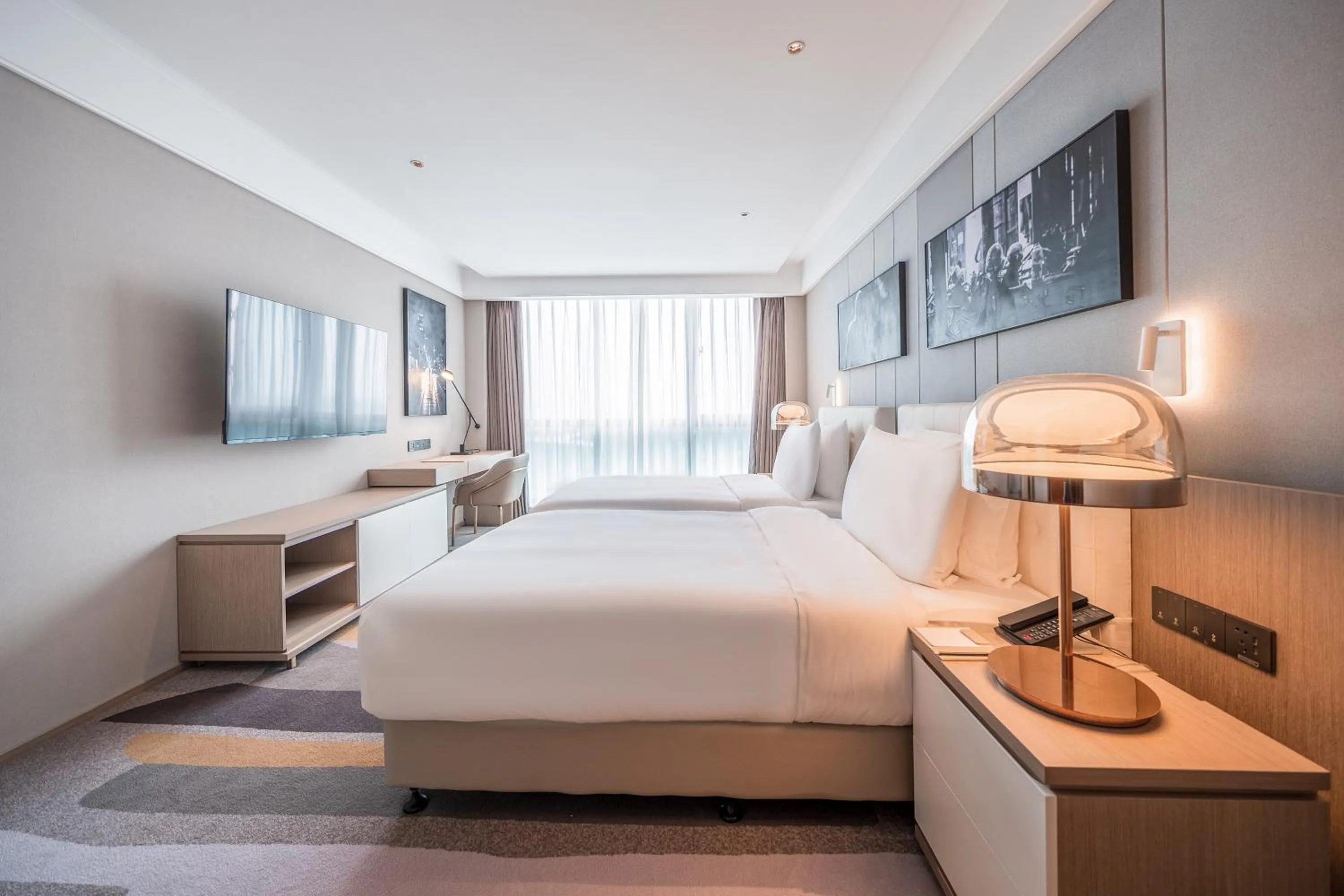 Bed in Oaks Chengdu at Cultural Heritage Park