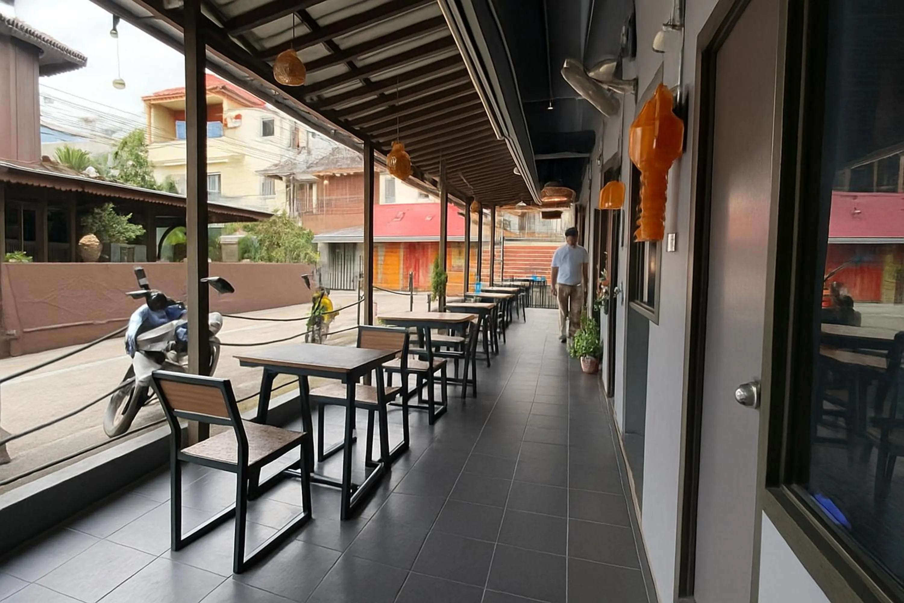Seating area in The Voyager Guesthouse
