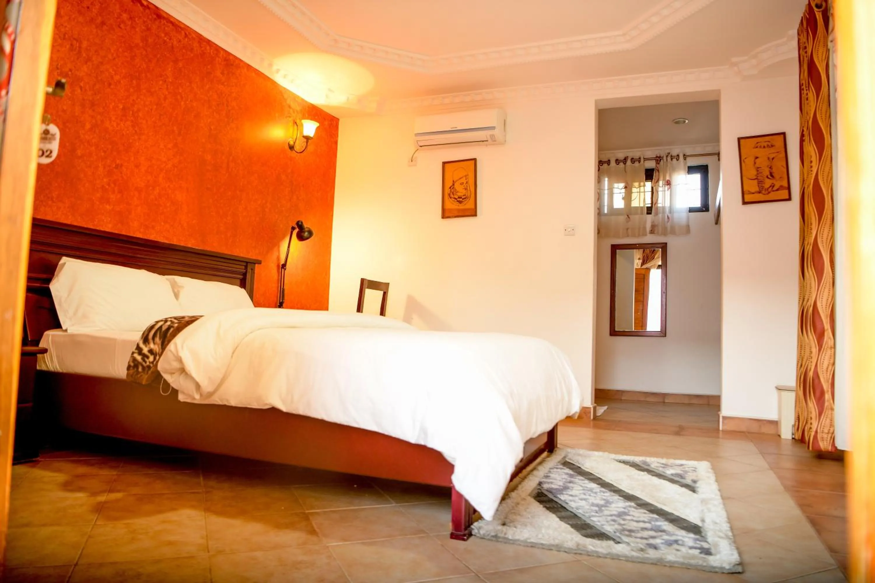 Bed in Samanene Hotel