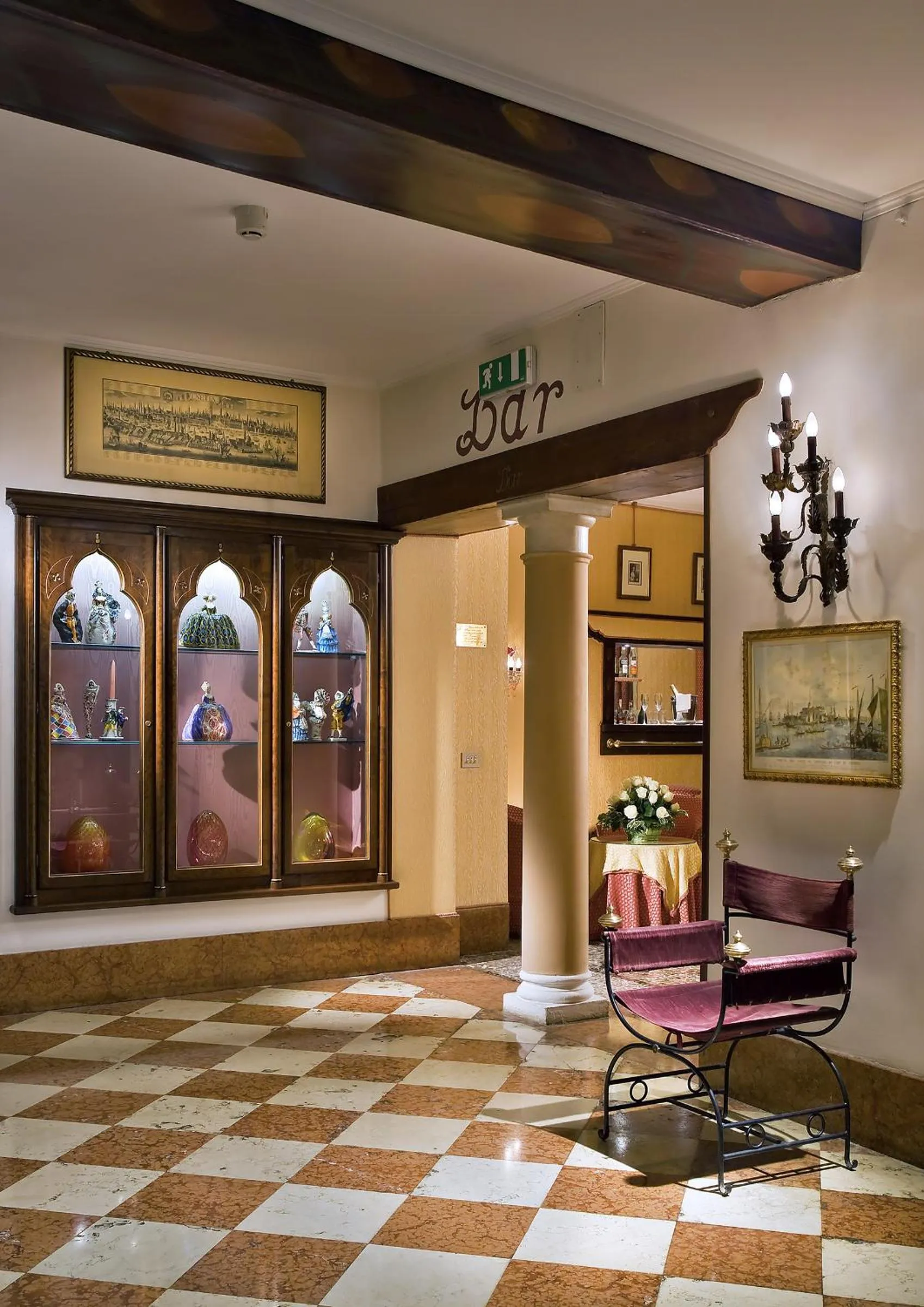 Decorative detail in Hotel Giorgione