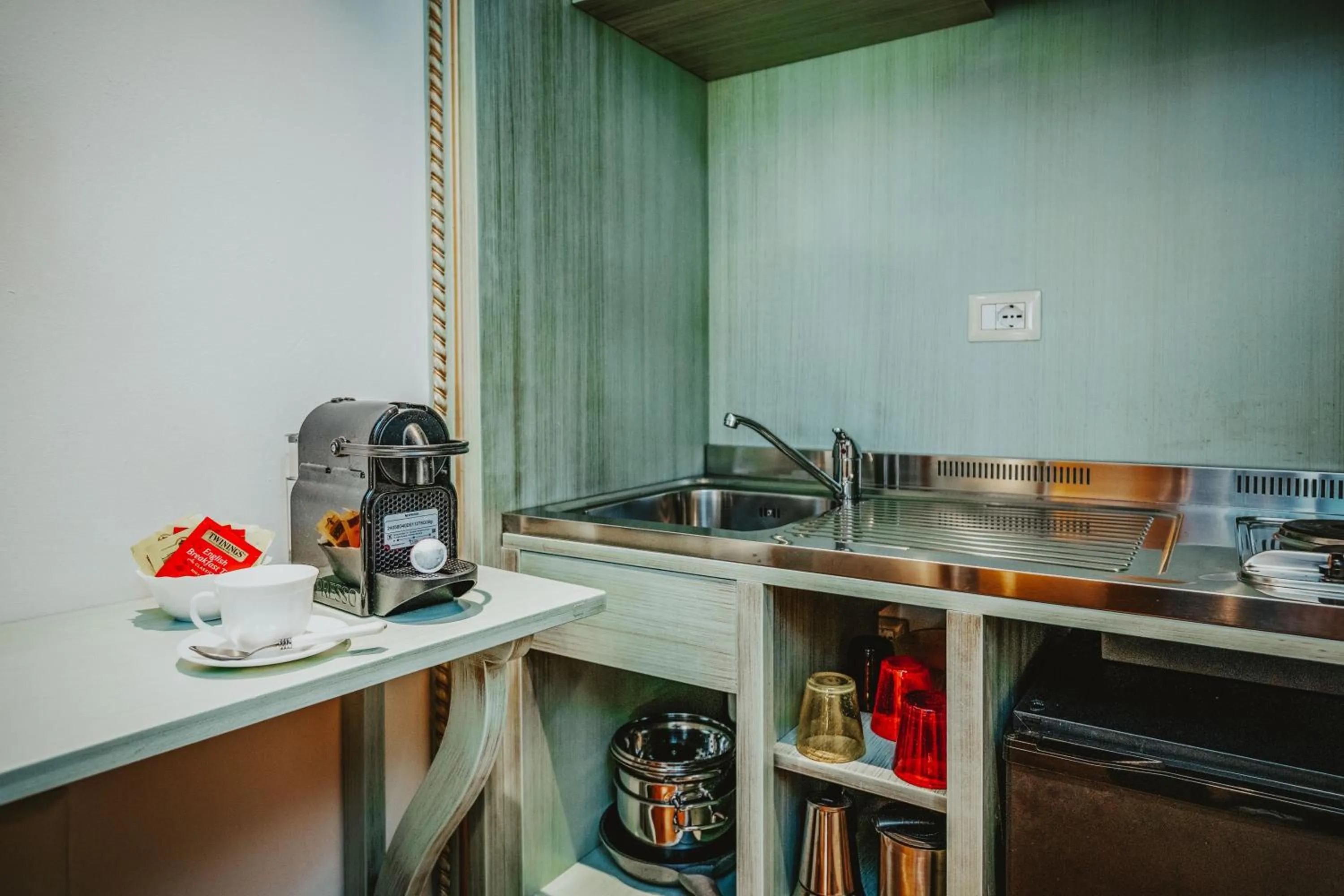 Coffee/tea facilities in Hotel Giorgione