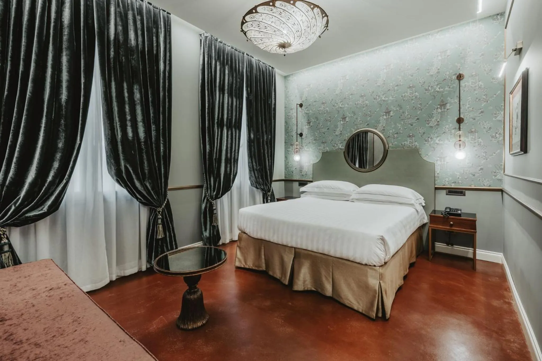 Bed in Hotel Giorgione